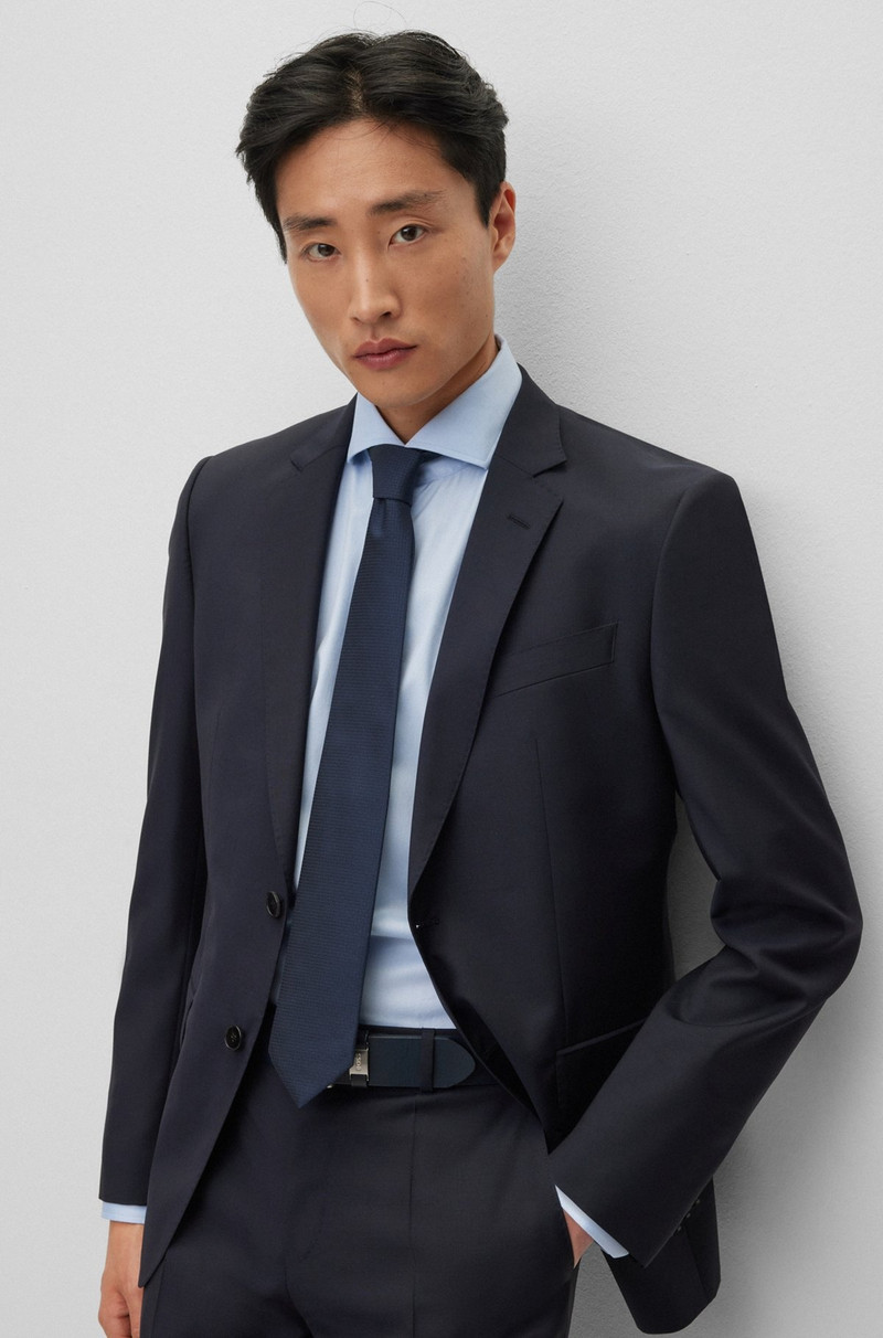 SLIM-FIT TWO-PIECE SUIT IN WOOL 6