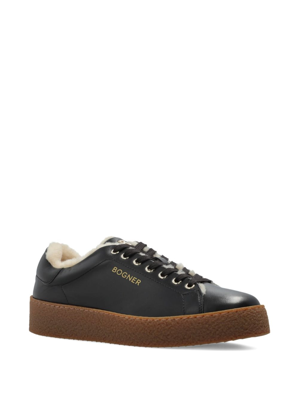 Lucerne shearling-lined leather sneakers - 2