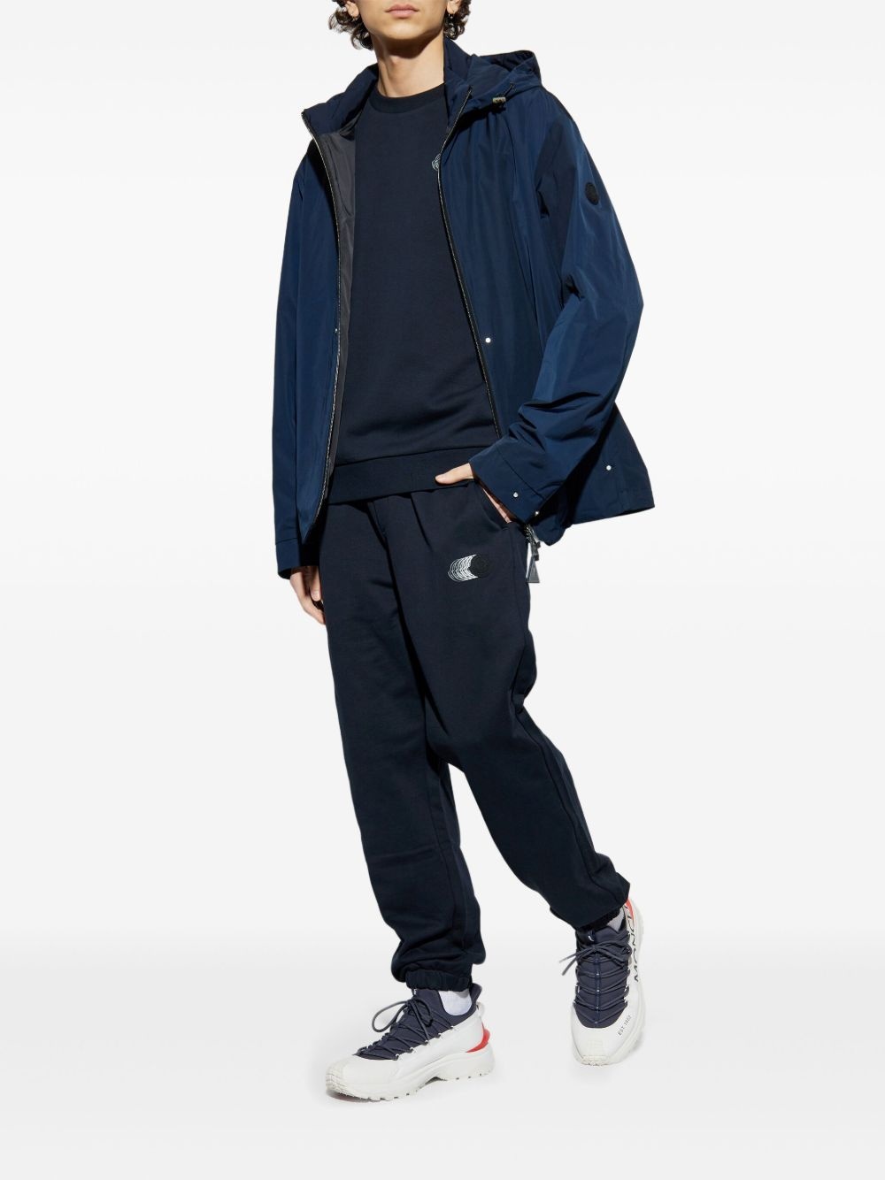 logo-patch sweatshirt - 2
