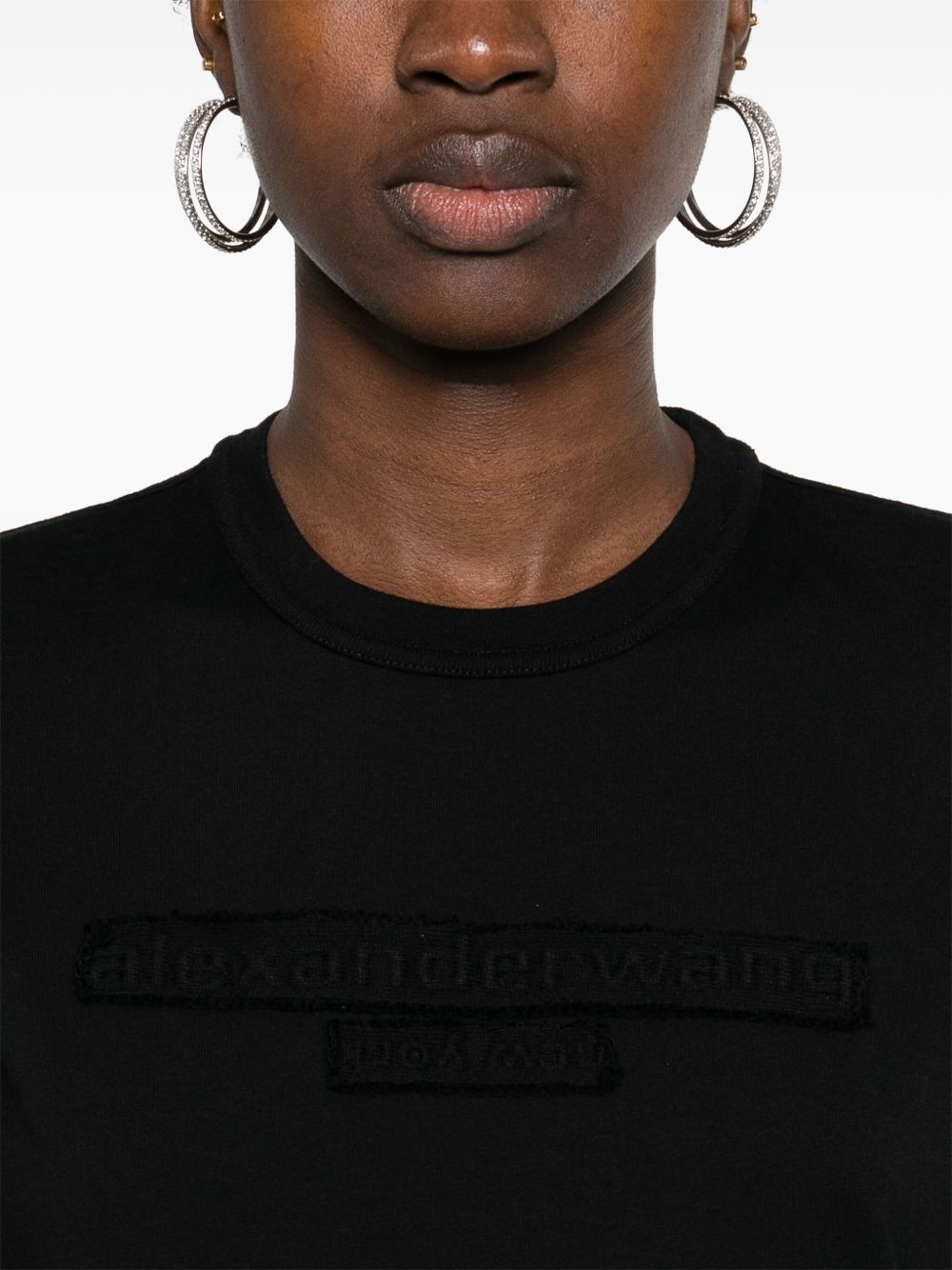 logo-embossed T-shirt - 5