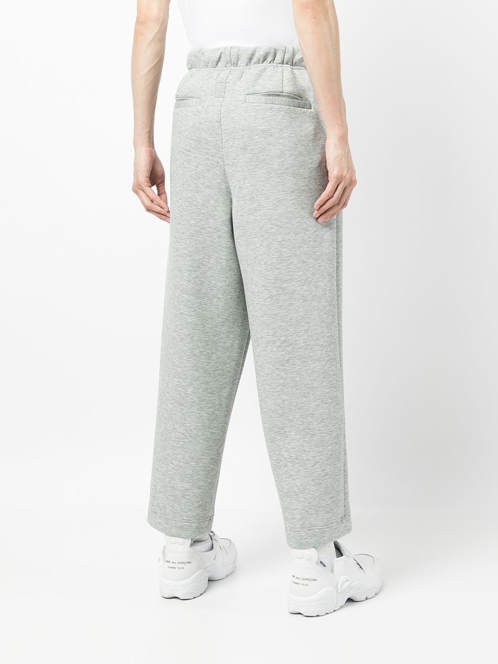 high-waist straight trousers - 5