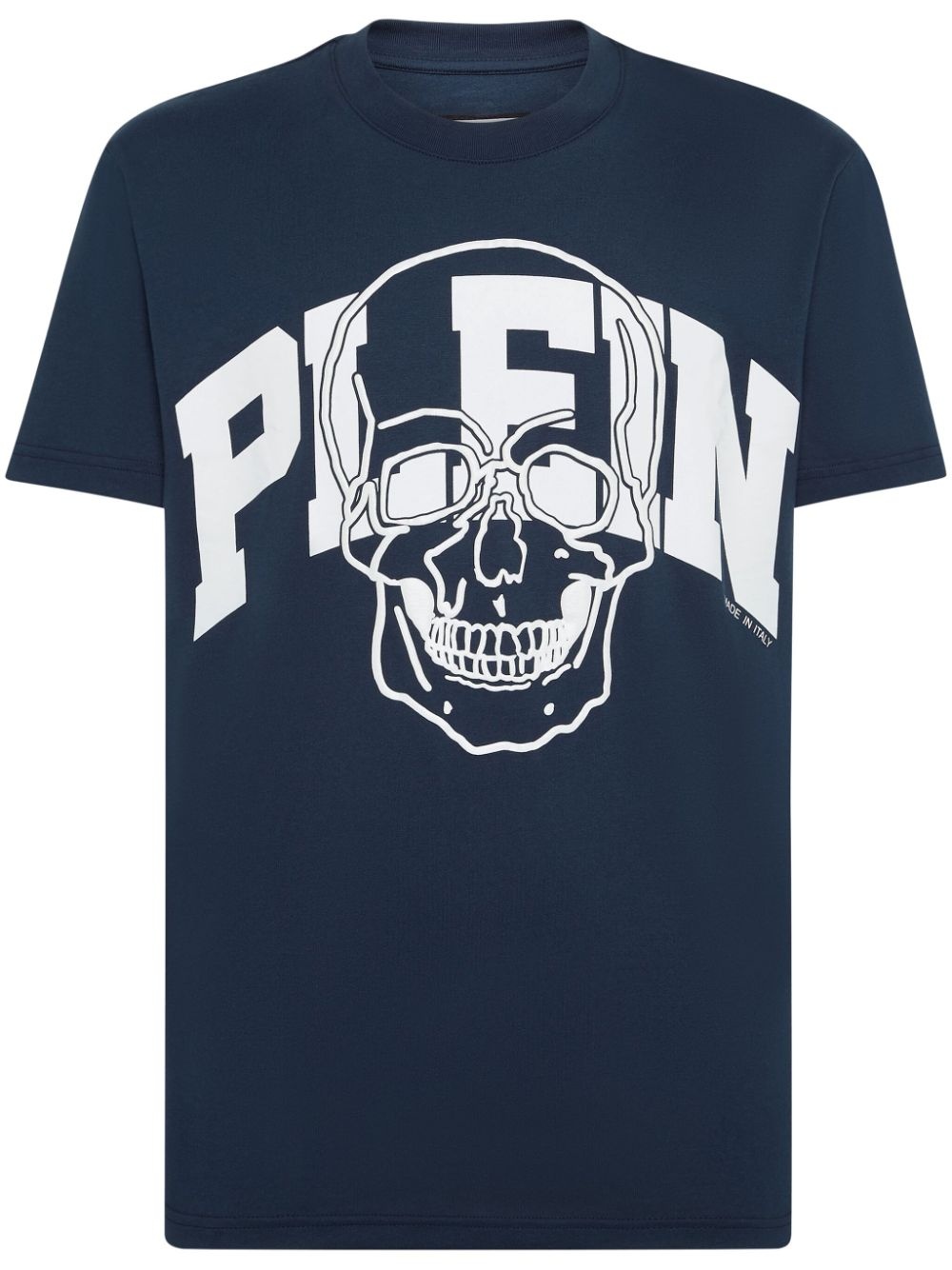 Skull-print cotton T-shirt - 1