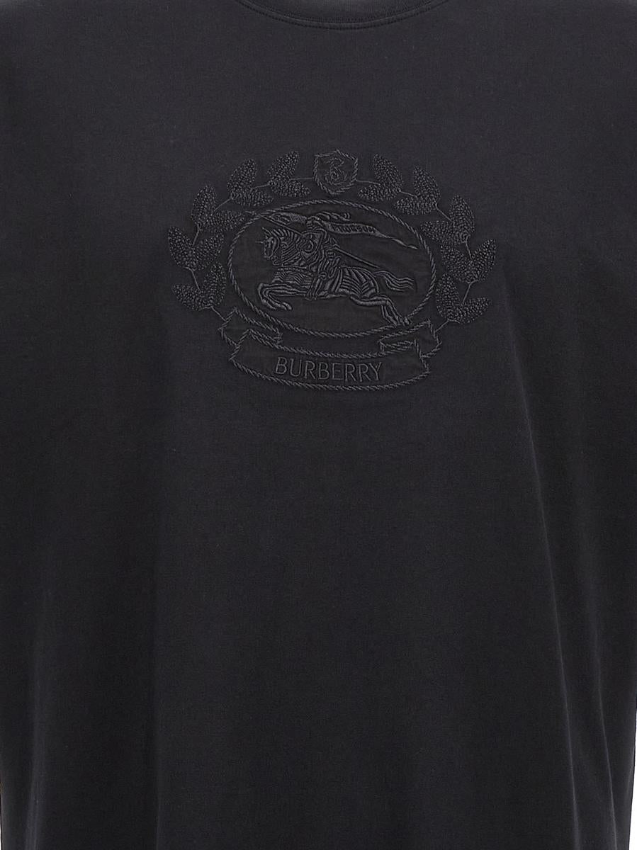 Burberry Logo Embroidery T-Shirt - 3