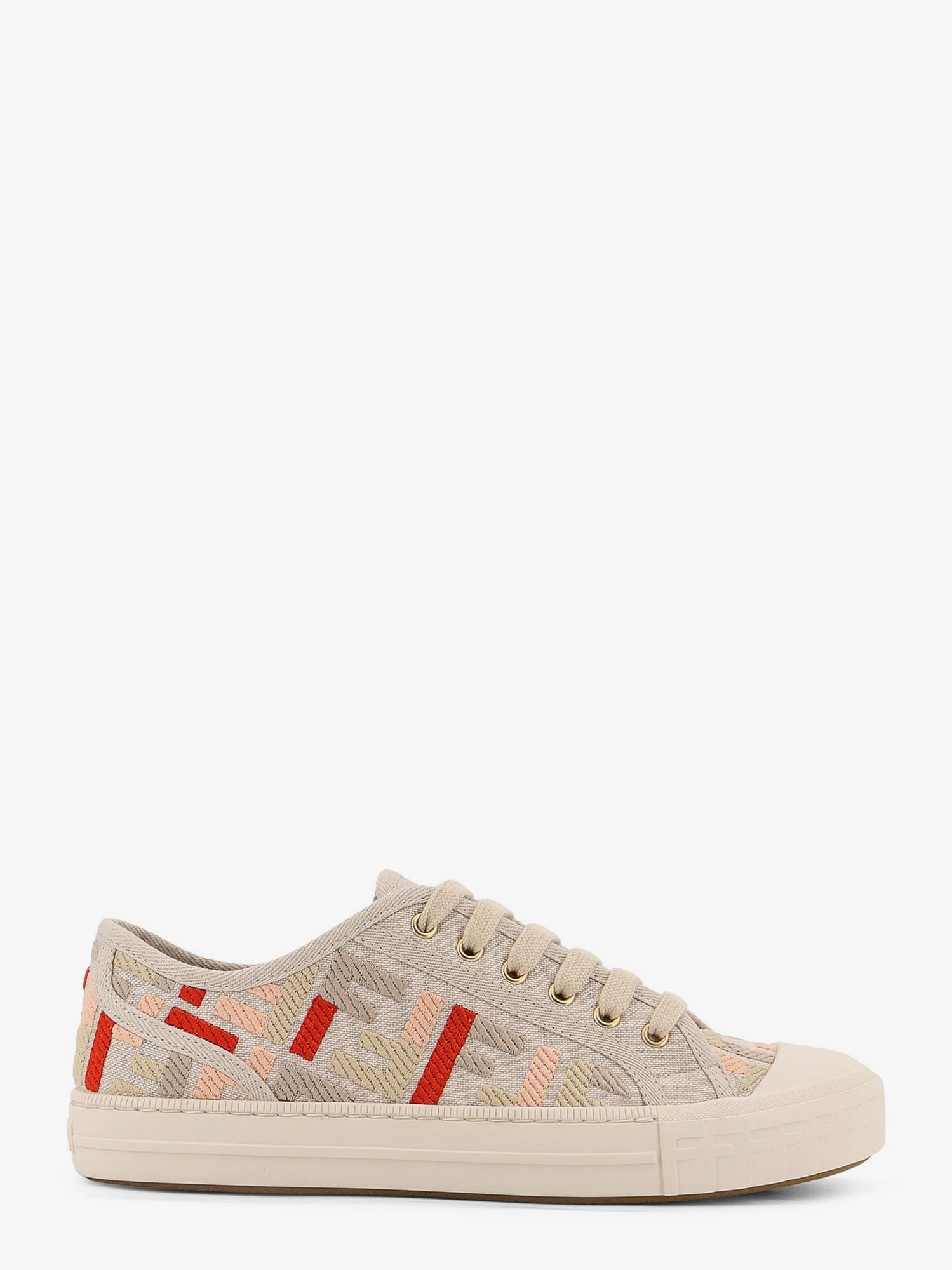 Fendi Domino Canvas Sneakers - 1