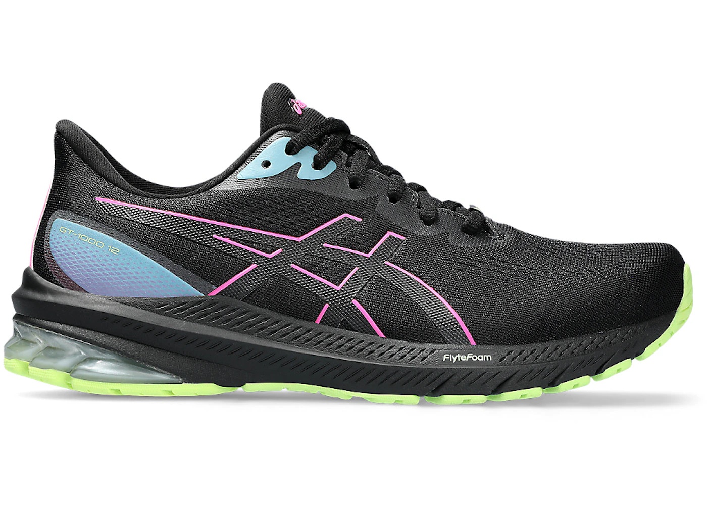 ASICS GT-1000 12 Gore-Tex Black Hot Pink (Women's) - 1
