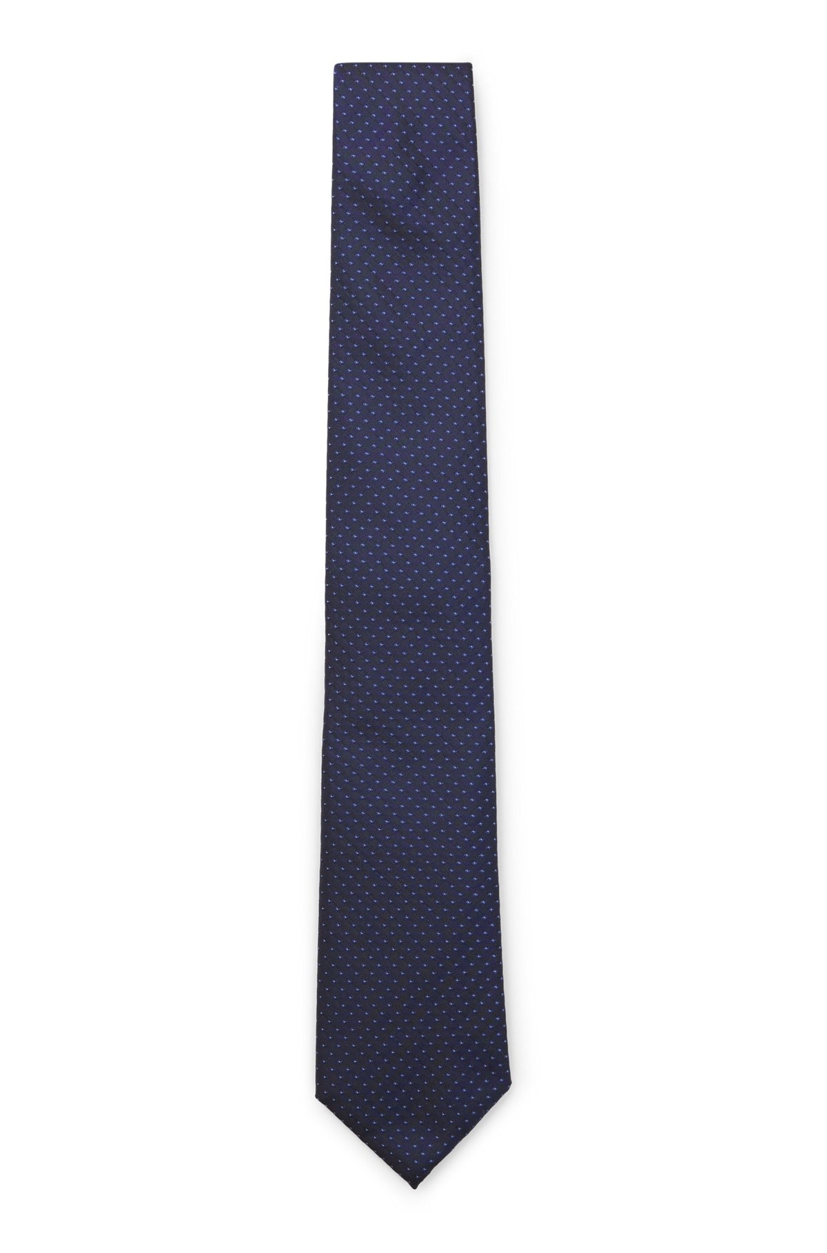 SILK TIE WITH JACQUARD PATTERN - 1