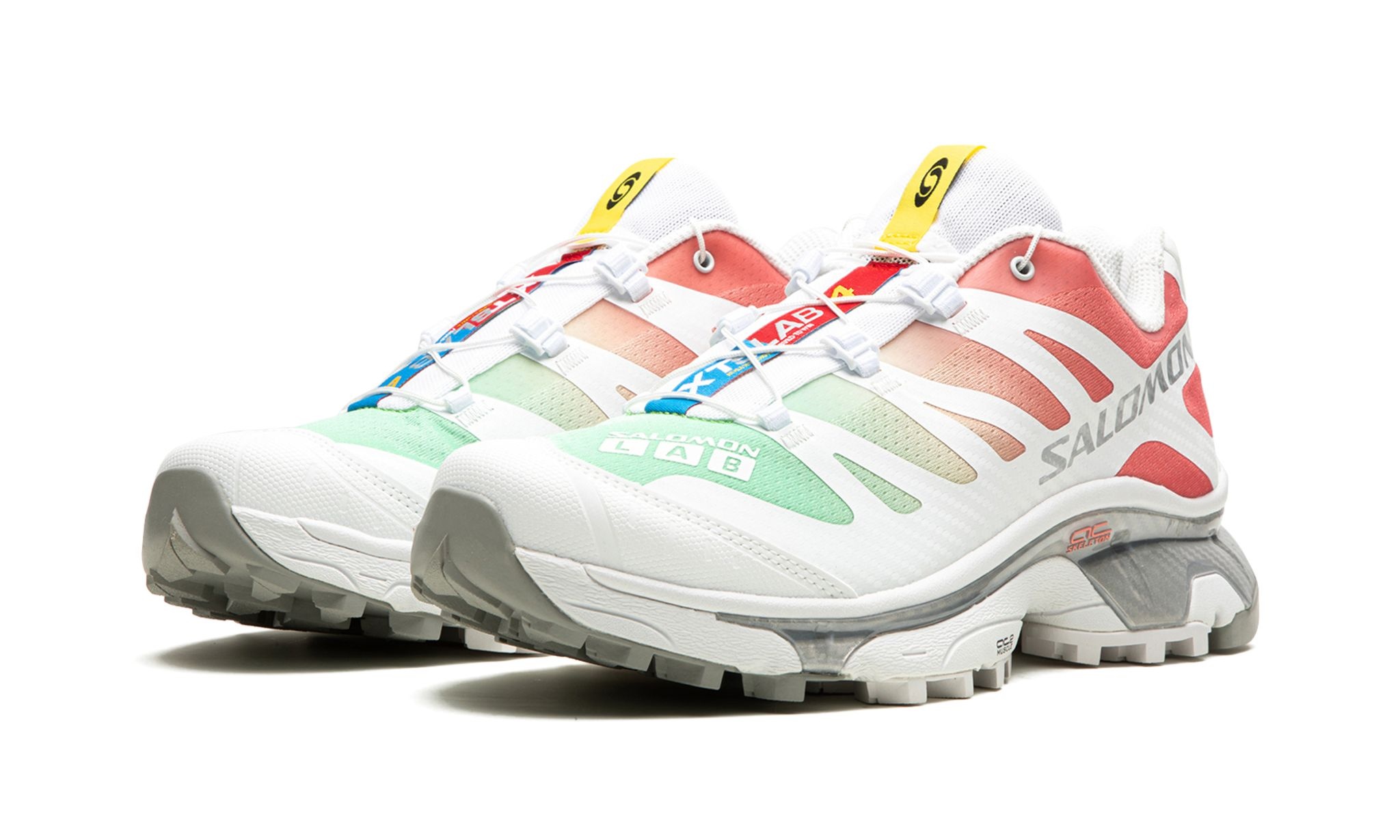 Salomon XT-4 OG Shoes "Green Ash Coral" - 2