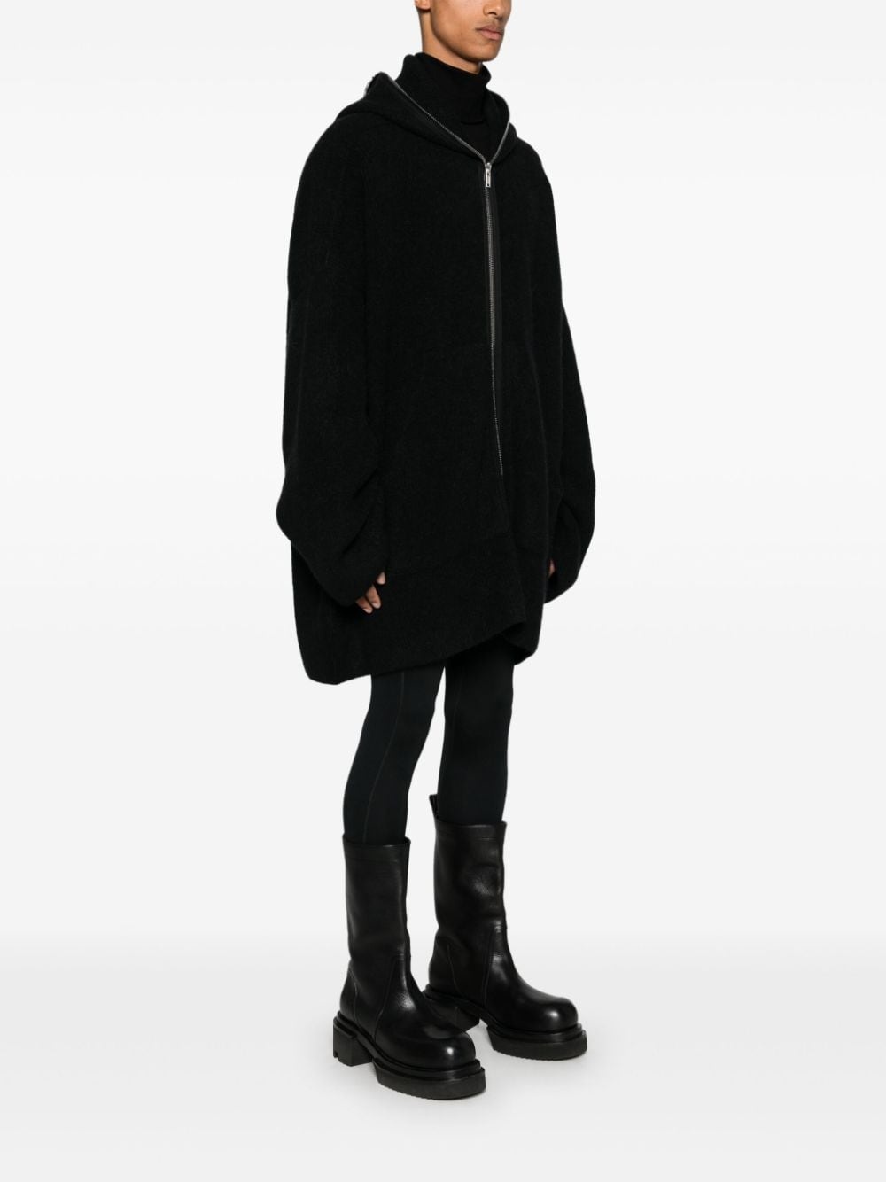 drop-shoulder hooded jacket - 3
