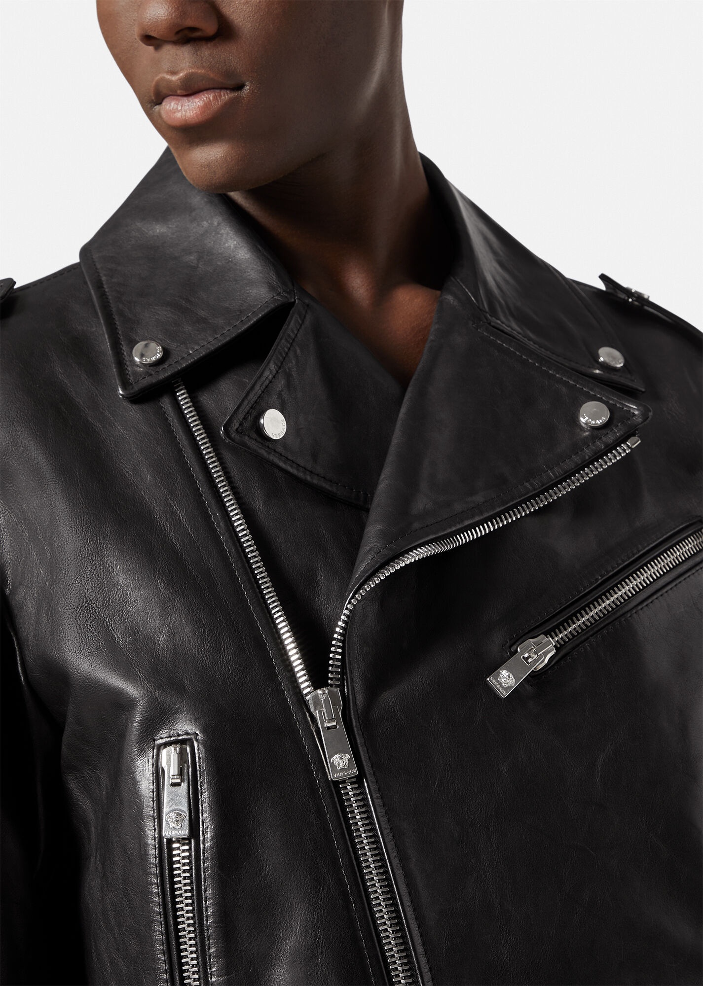 Medusa Leather Jacket - 5