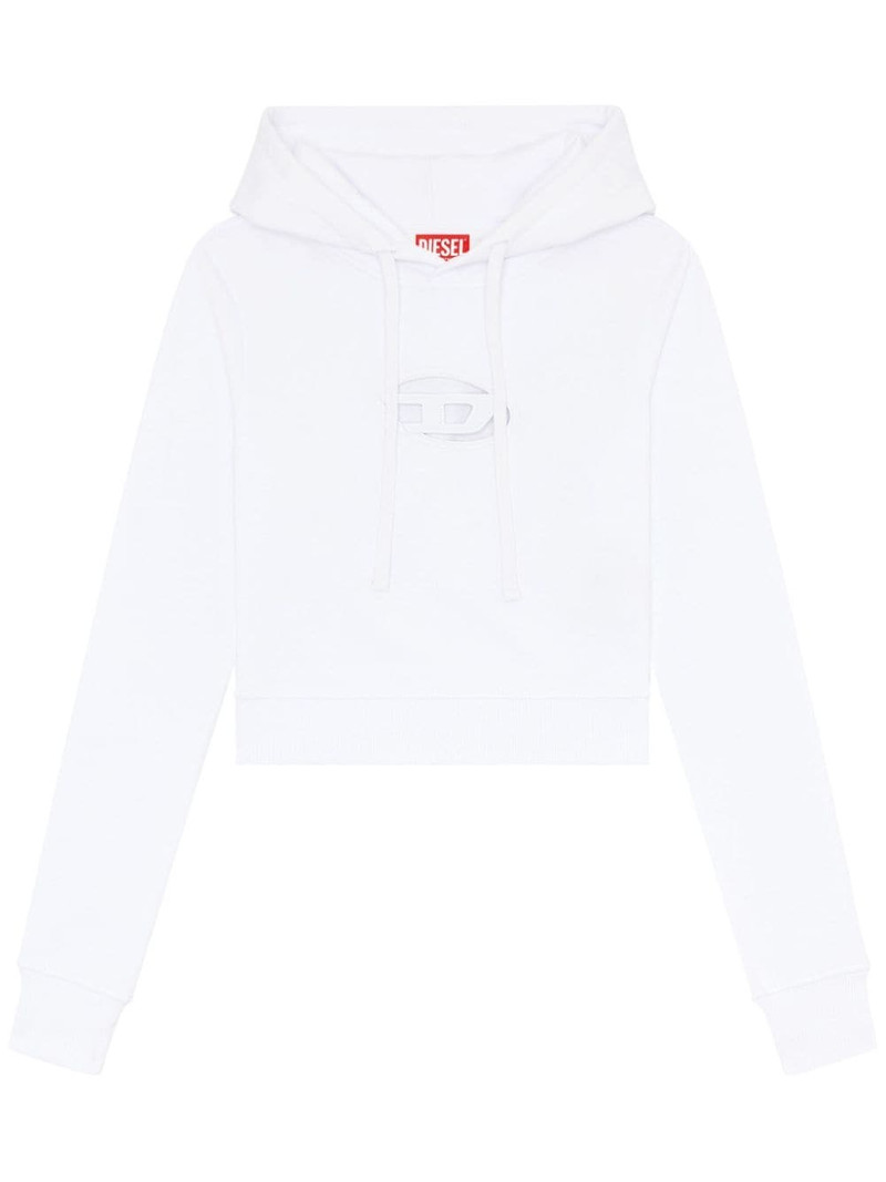 F-Slimmy logo-plaque hoodie 1