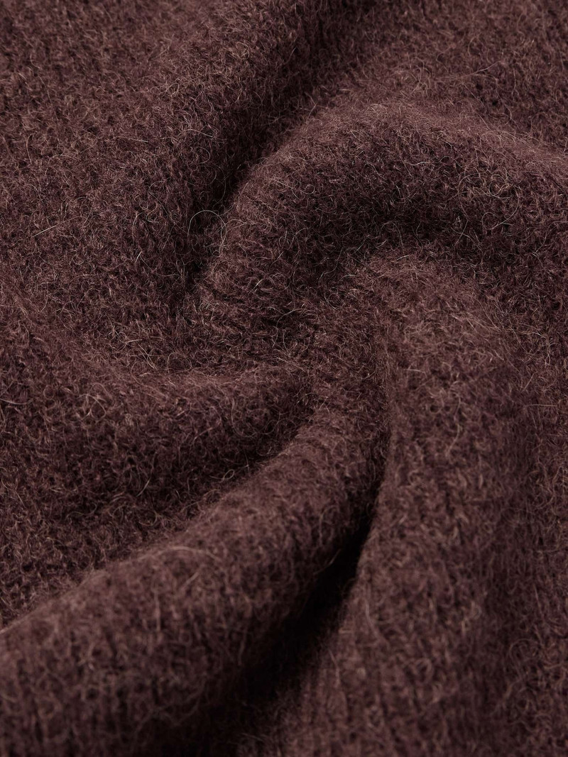 Striped Alpaca-Blend Polo Shirt 4