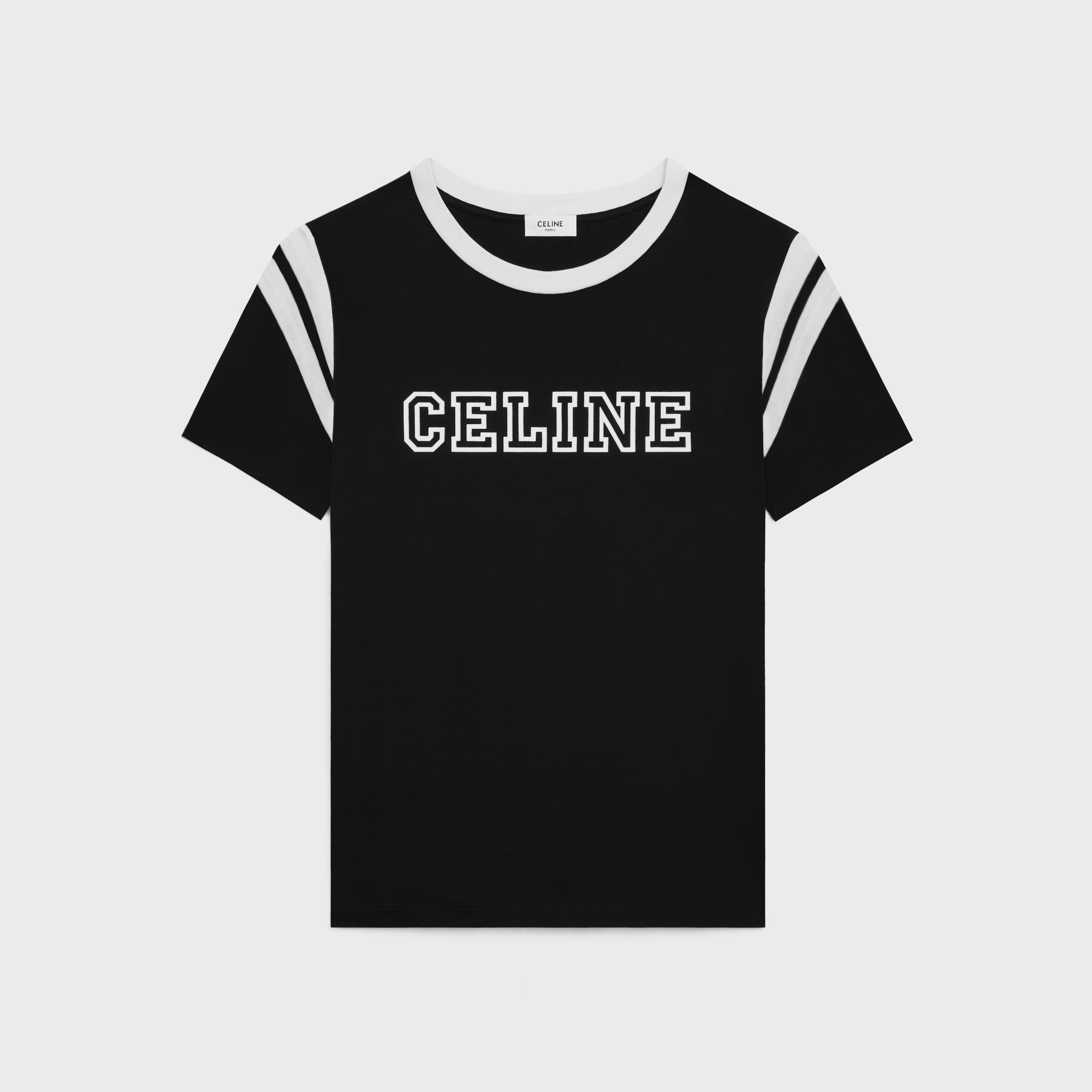 celine loose t-shirt in cotton jersey - 1