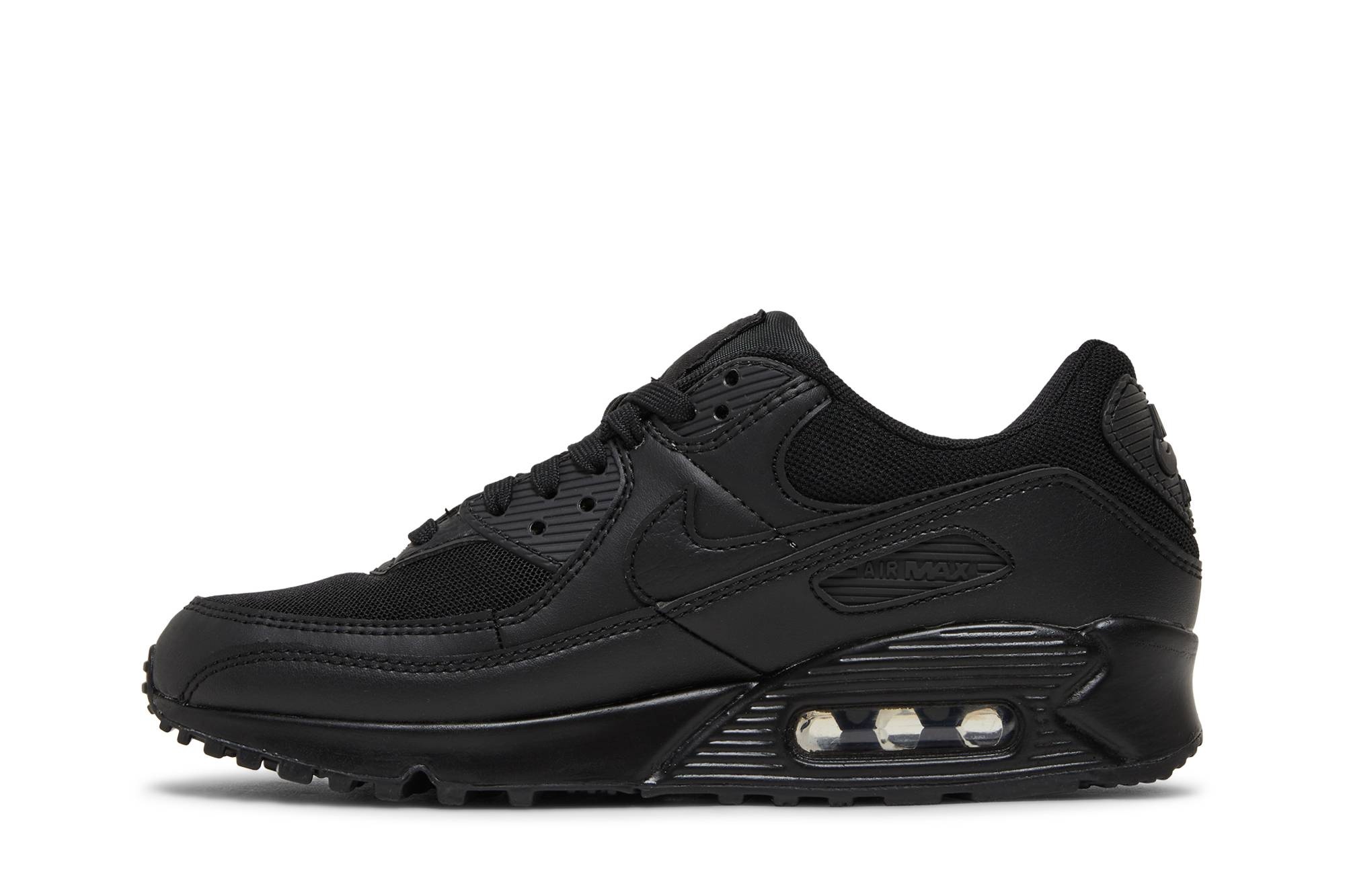 Wmns Air Max 90 'Triple Black' - 3