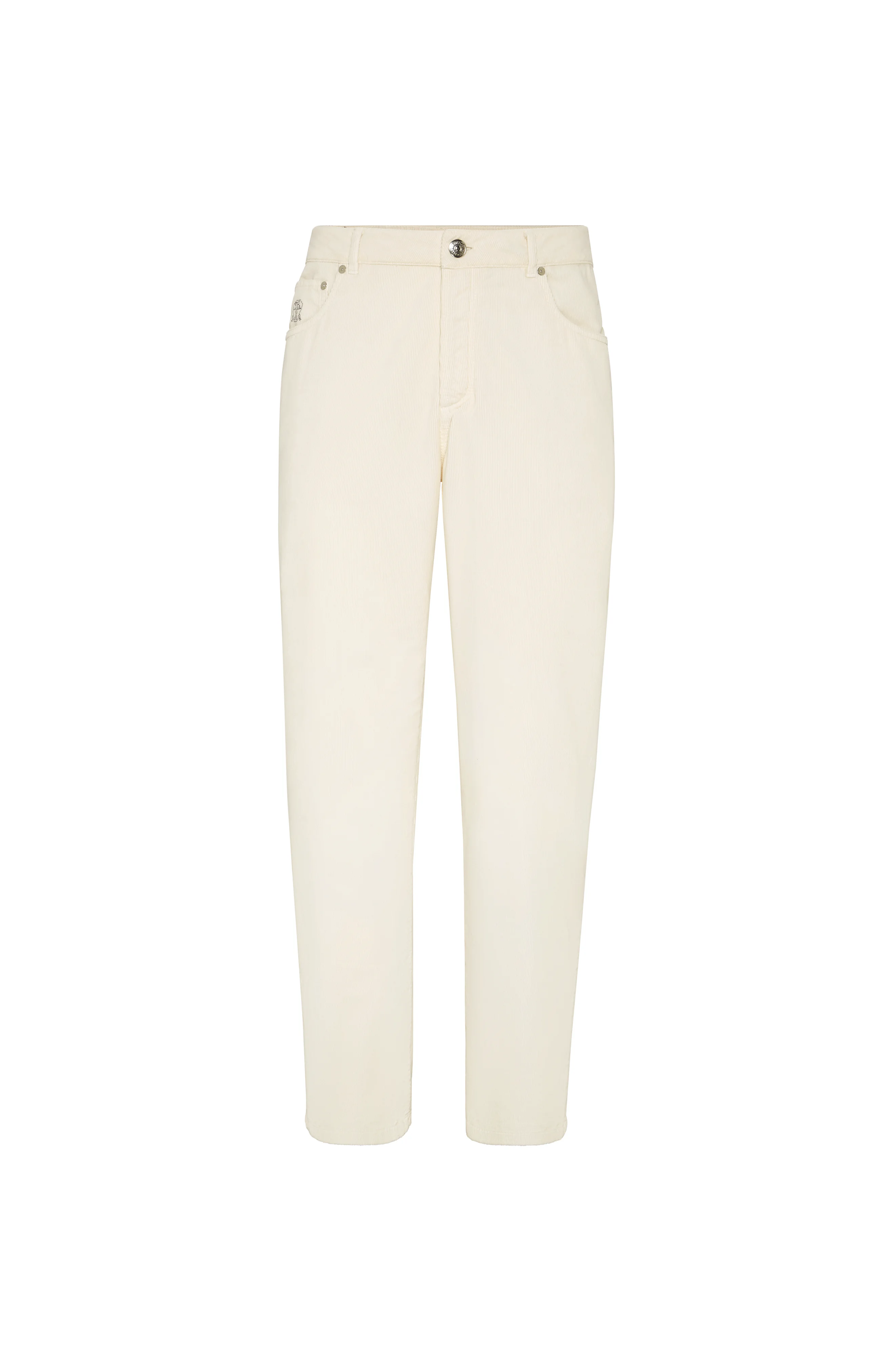 Brunello Cucinelli Garment-dyed trousers in Off-White at Nordstrom - 1