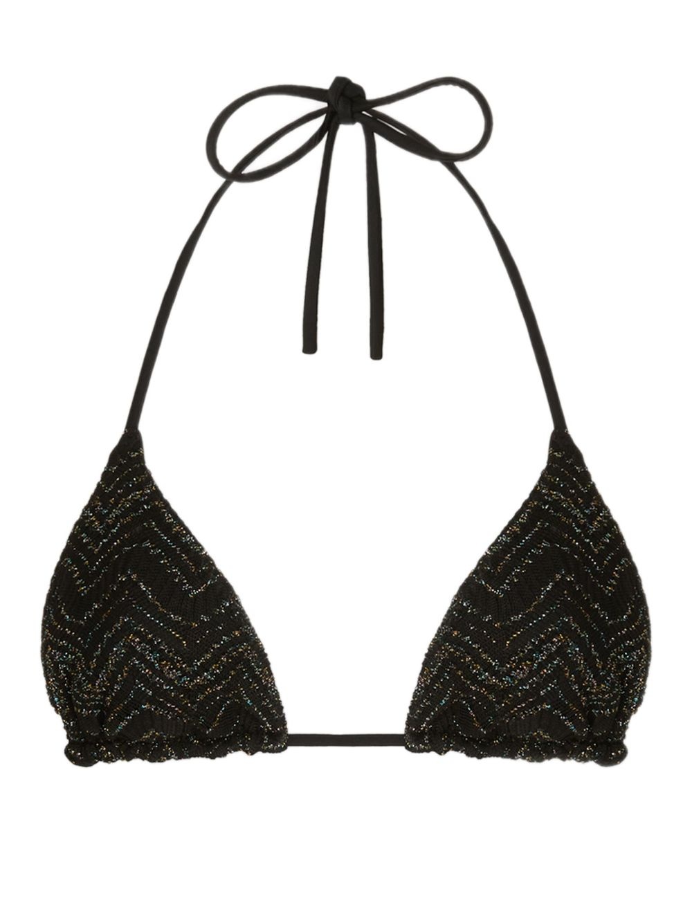 zigzag-knit bikini set - 2