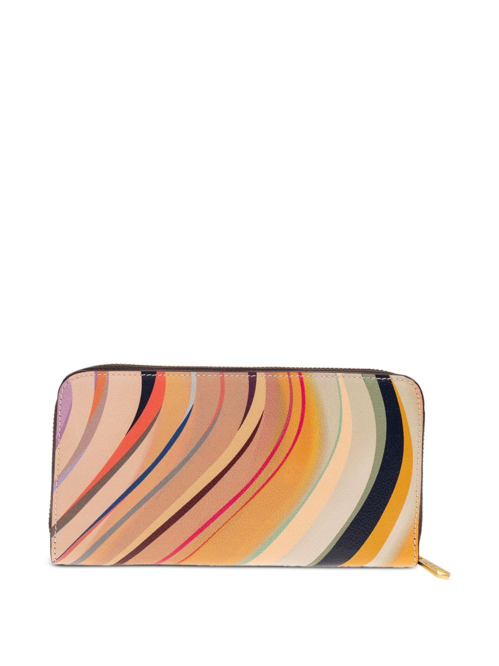 swirl-pattern zip-around wallet - 2