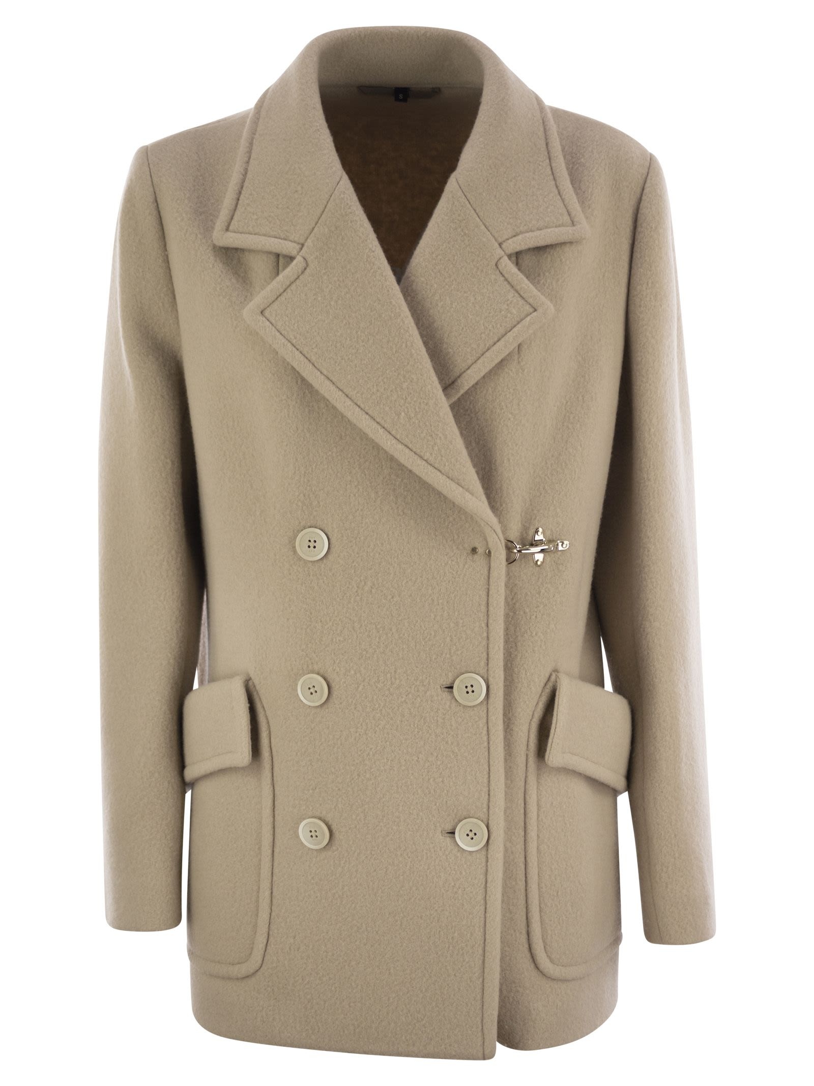 コート Fay Wool and Cashmere Peacoat Other Designers FAY - Fay Women Wool And Cashmere Peacoat