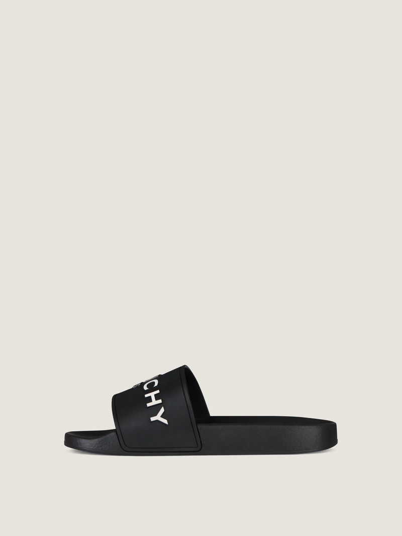 Givenchy SLIDE FLAT SANDALS IN RECYCLED RUBBER outlook