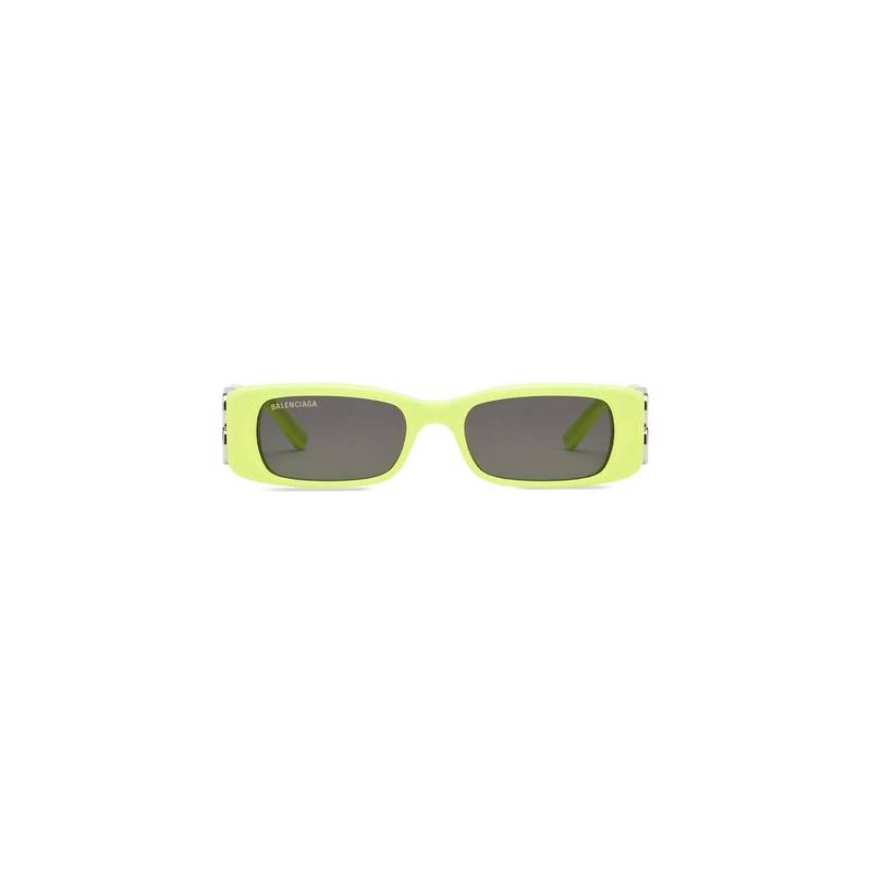 노란색의 Women's Dynasty Rectangle 선글라스 - 1