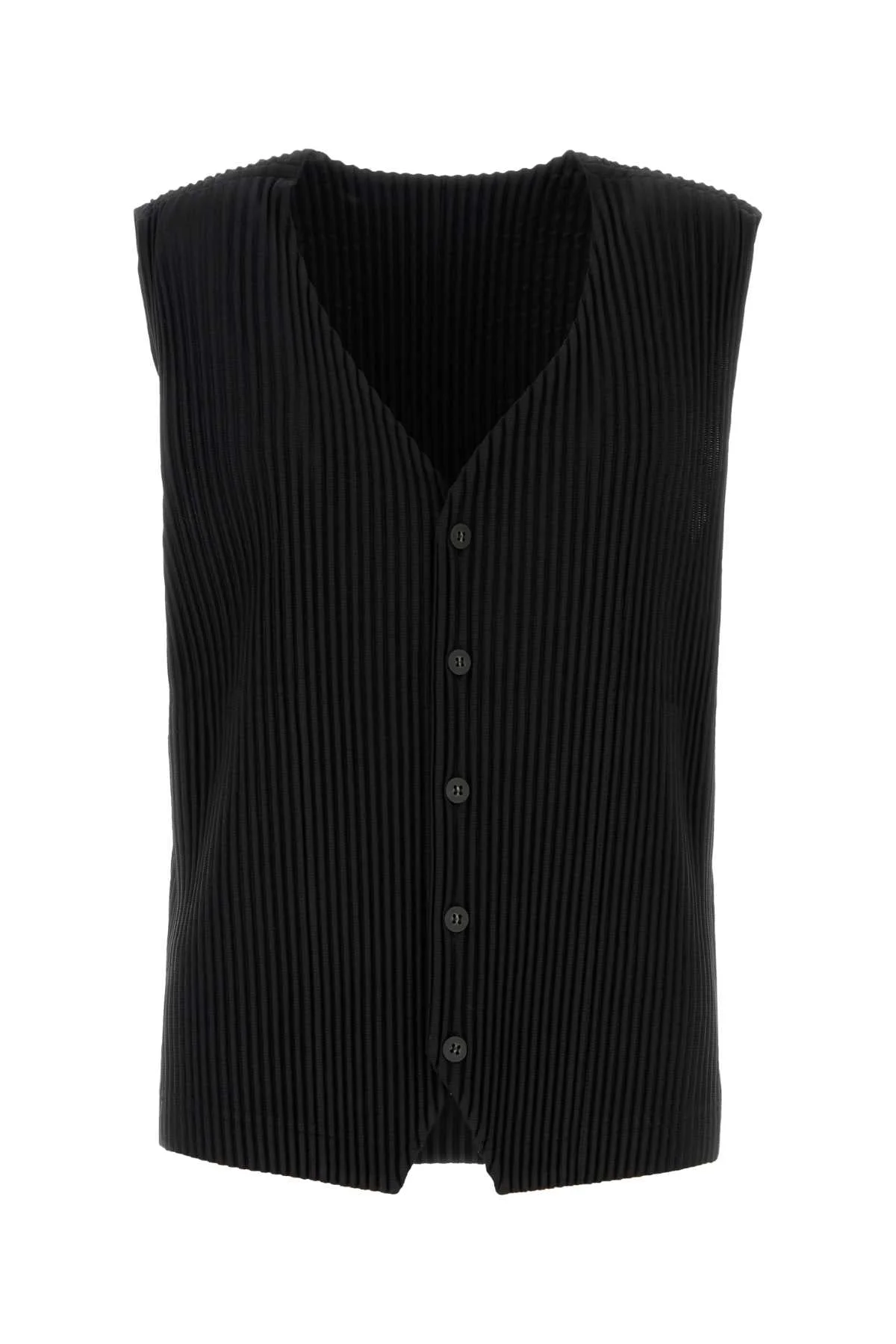 Homme Plisse' Issey Miyake Men Black Polyester Vest - 1
