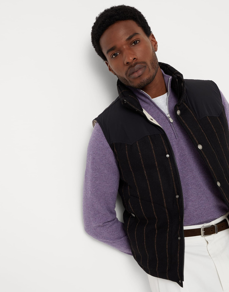 Cashmere turtleneck 스웨터와 지퍼 4