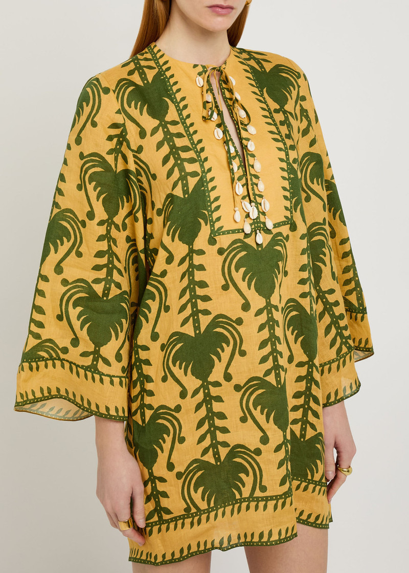 Johanna Ortiz Johanna Ortiz Wild Savannah Printed Linen Tunic outlook