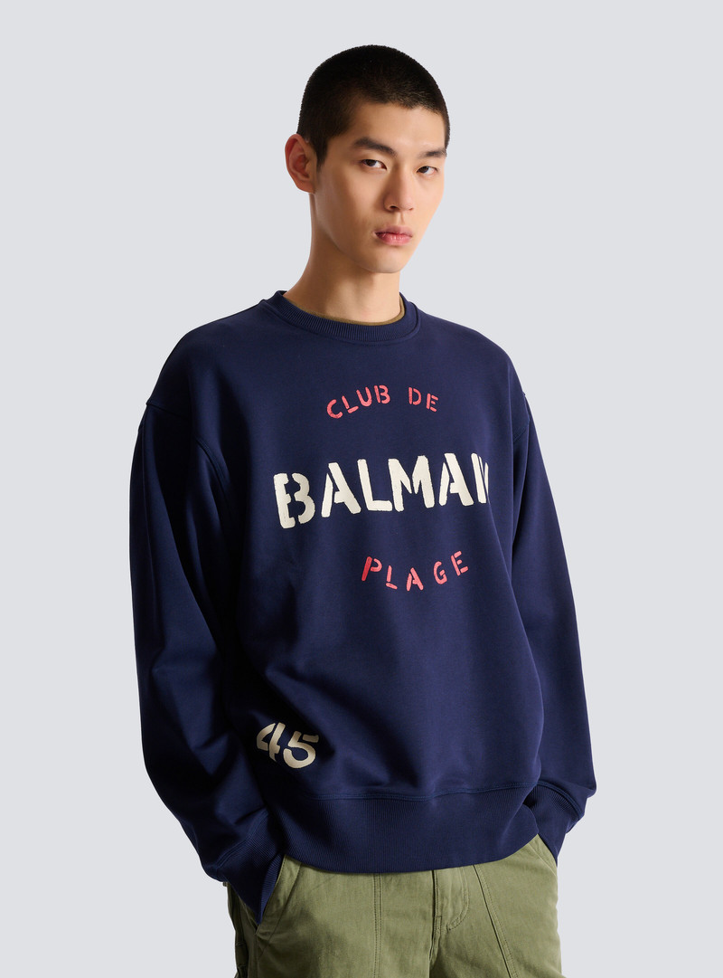 Sweatshirt with Balmain Club print 6
