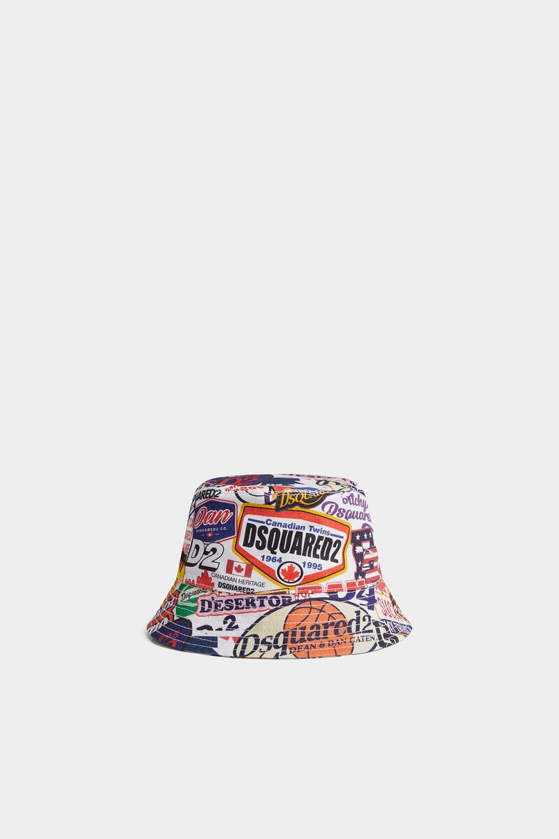 LOGOMANIA BUCKET HAT - 1