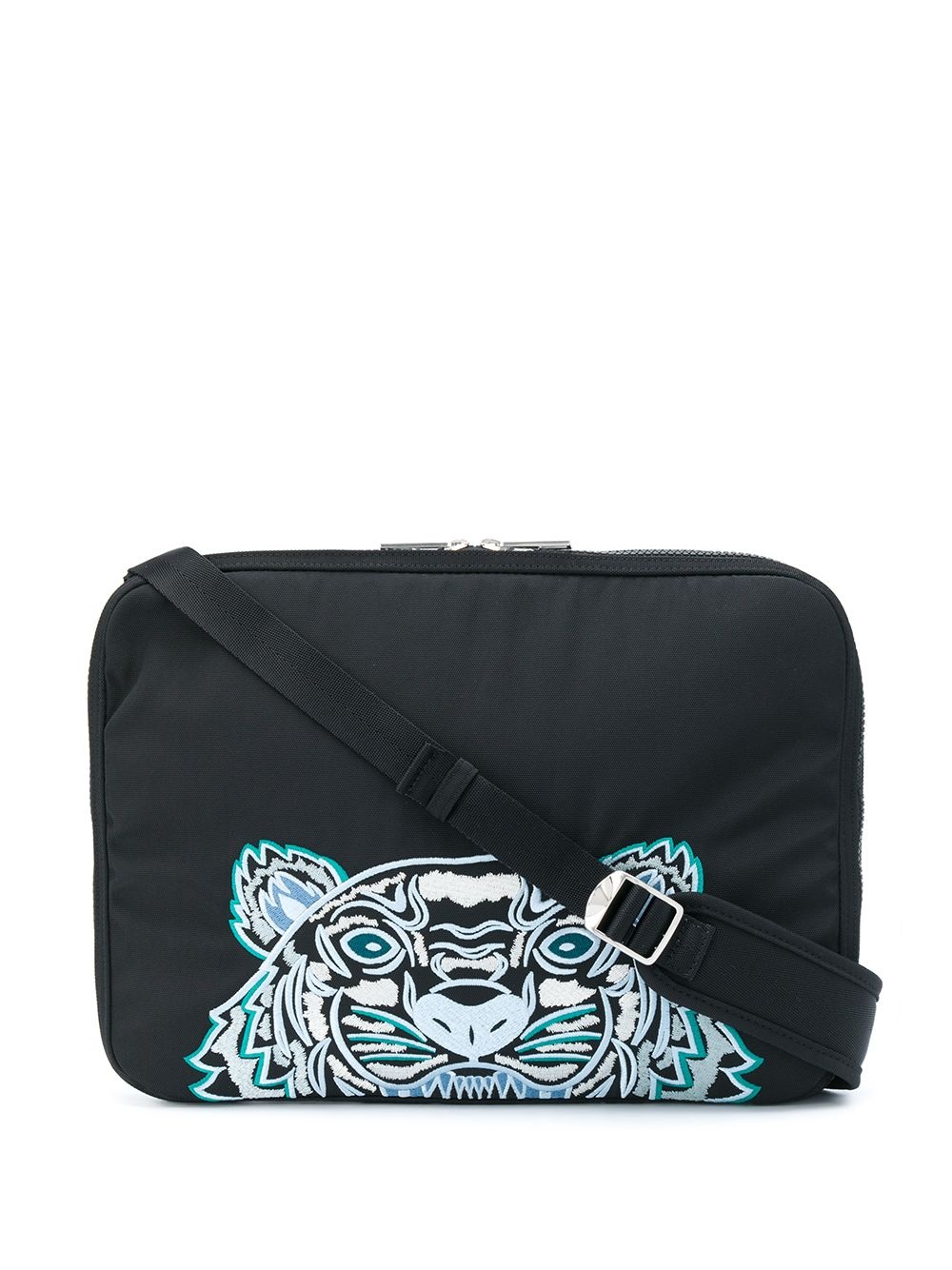 Tiger embroidered laptop bag - 1