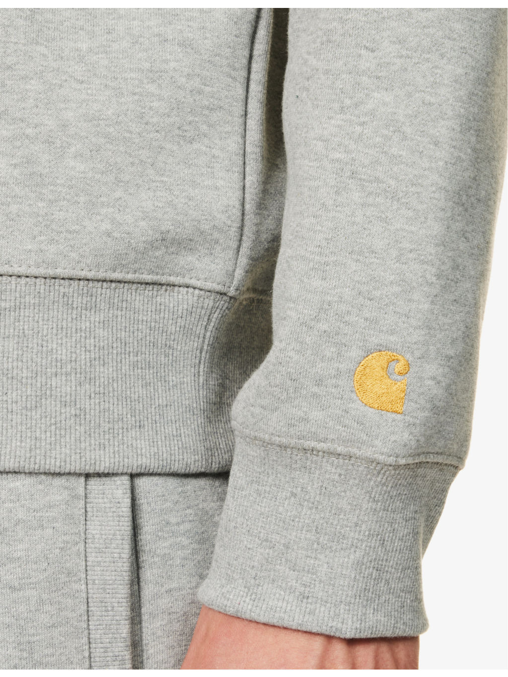 Chase brand-embroidered cotton-blend sweatshirt - 5