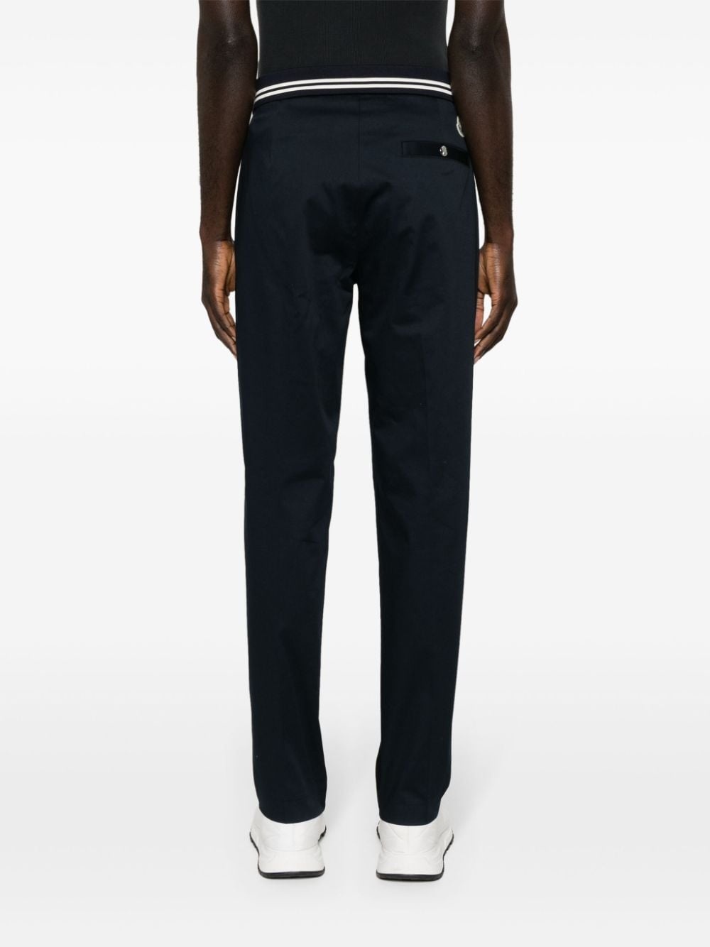 striped-detail tapered trousers - 4