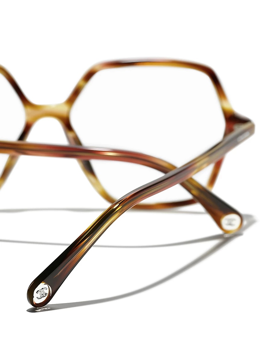 CHANEL CH3447 square-frame tortoiseshell acetate optical glasses ...