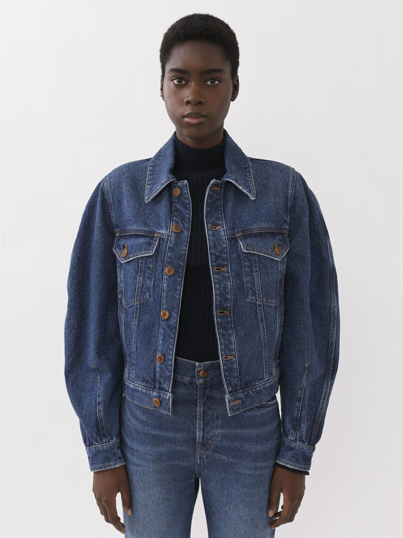Chloé TAAL BOXY DENIM JACKET outlook