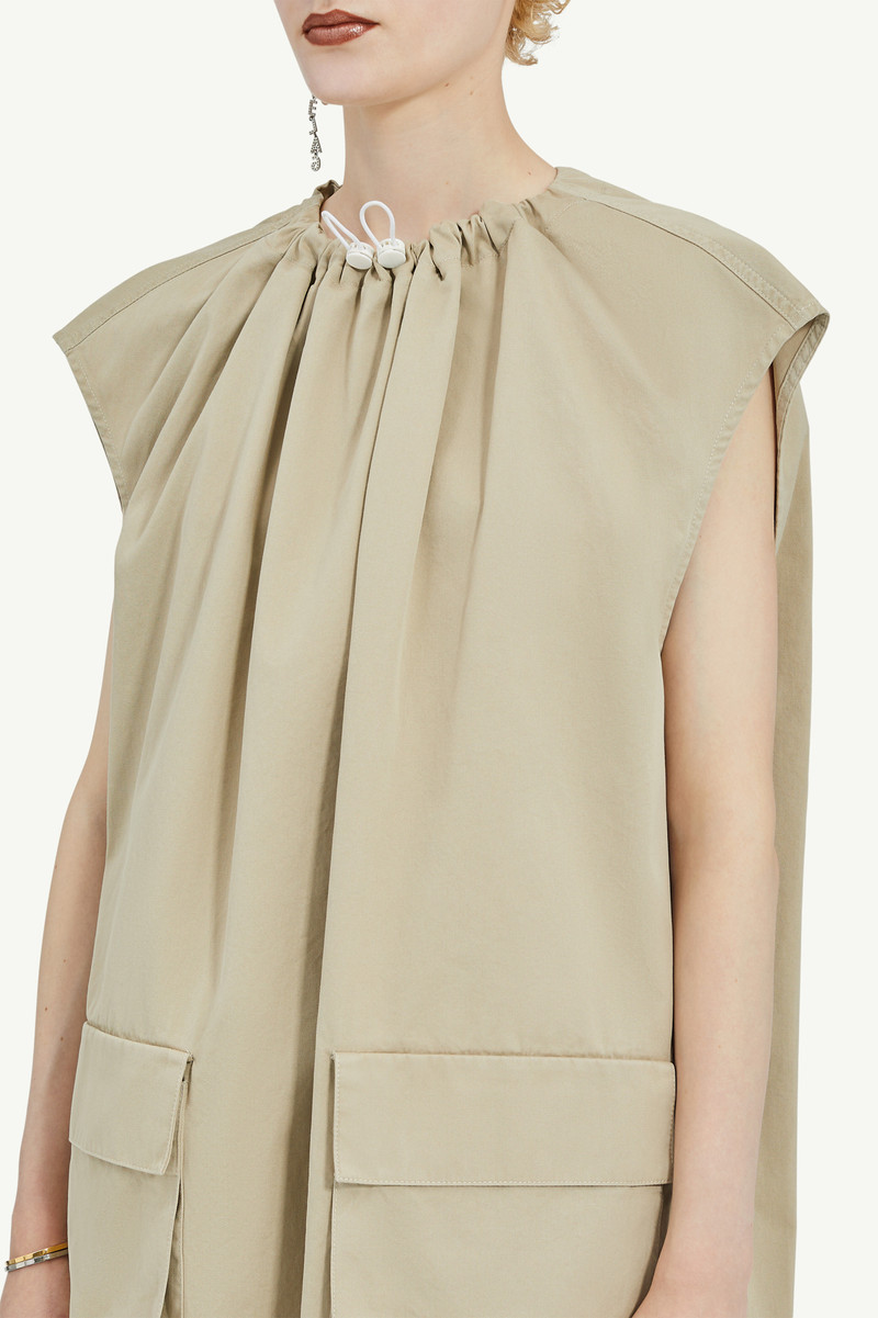 Cotton Gabardine Mini Dress 5