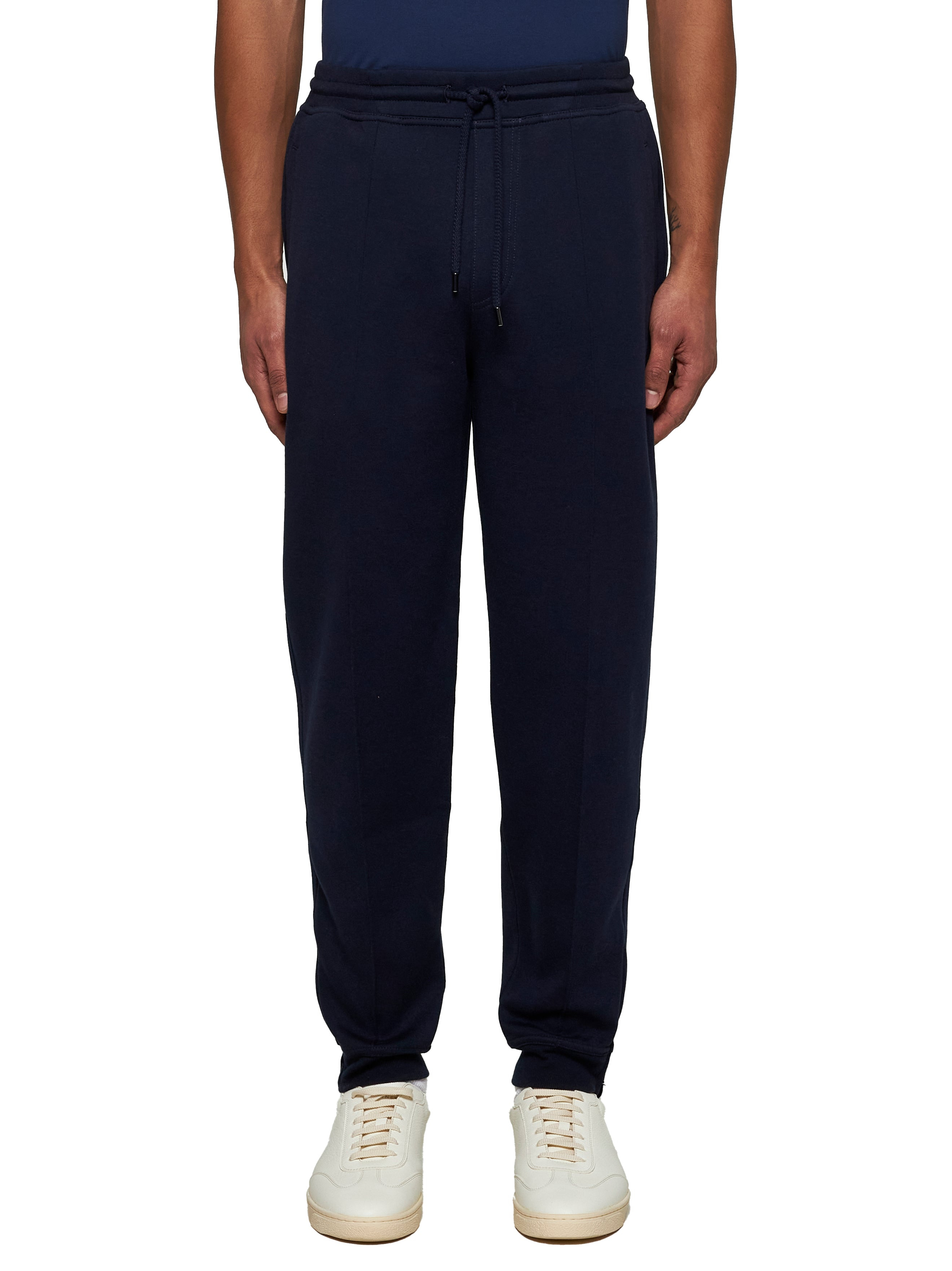 Brunello Cucinelli Men Joggers In Felpa Grigia - 2
