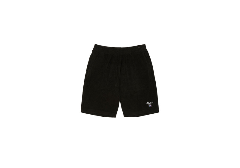 TOWELLING SHORTS BLACK 1