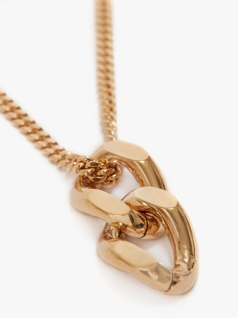 LONG NECKLACE WITH CHAIN LINK PENDANT 3
