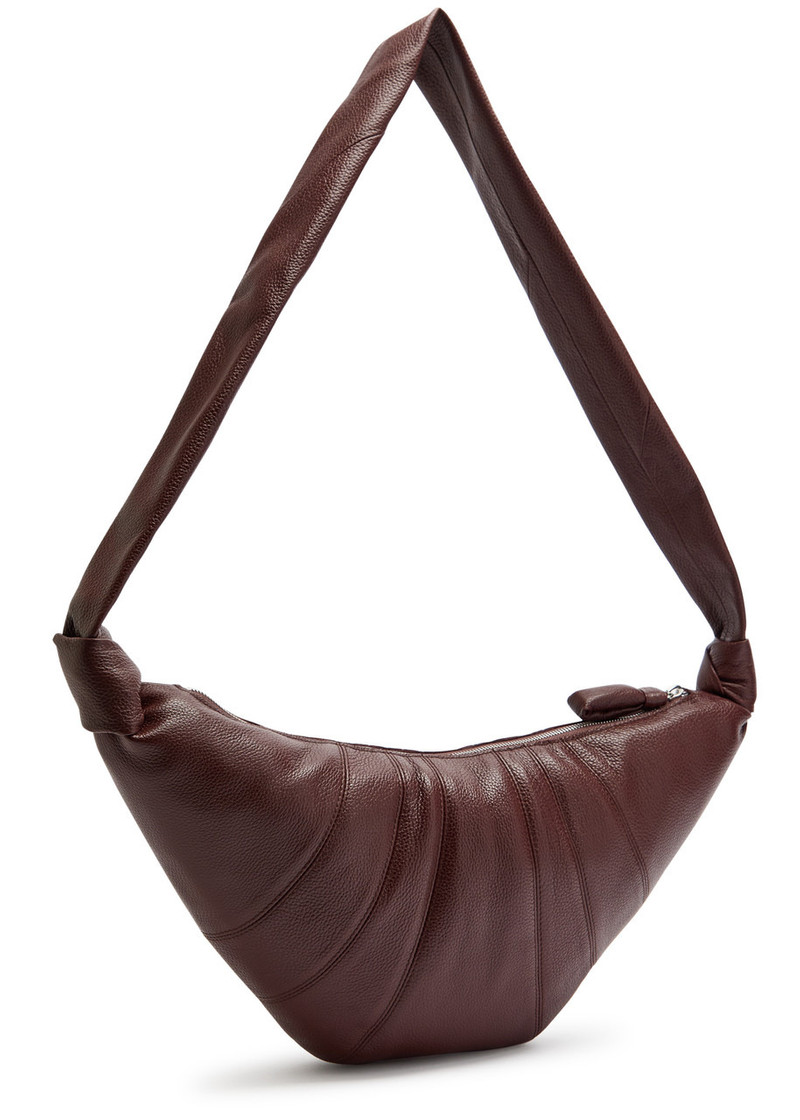 Lemaire Lemaire Medium Croissant Grained Leather Shoulder bag outlook