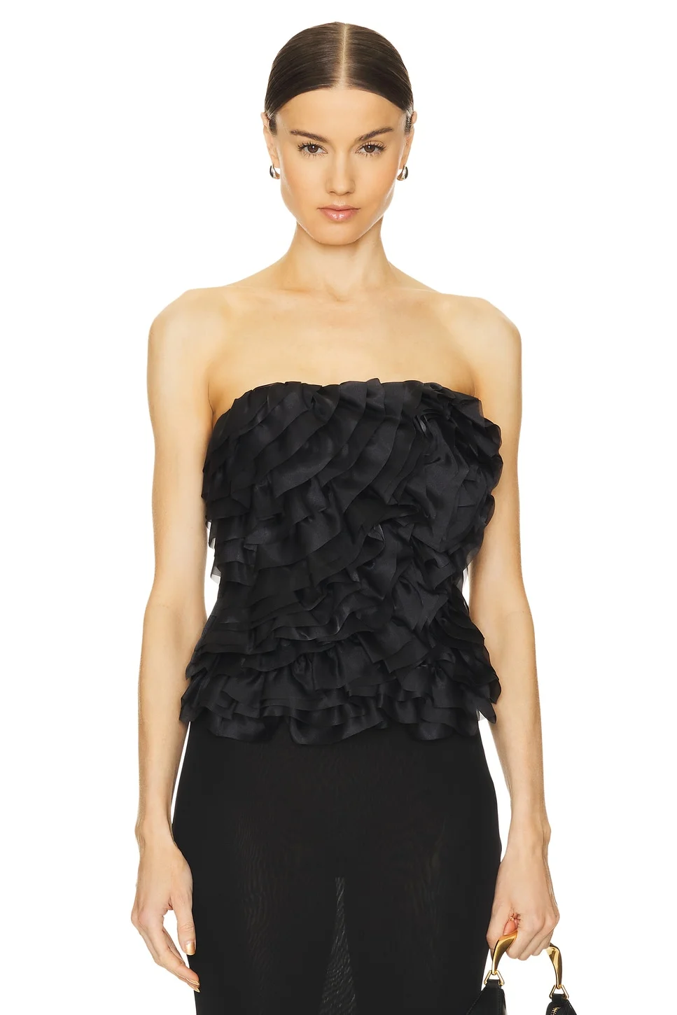 Charmed Rosette Ruffle Bustier - 1