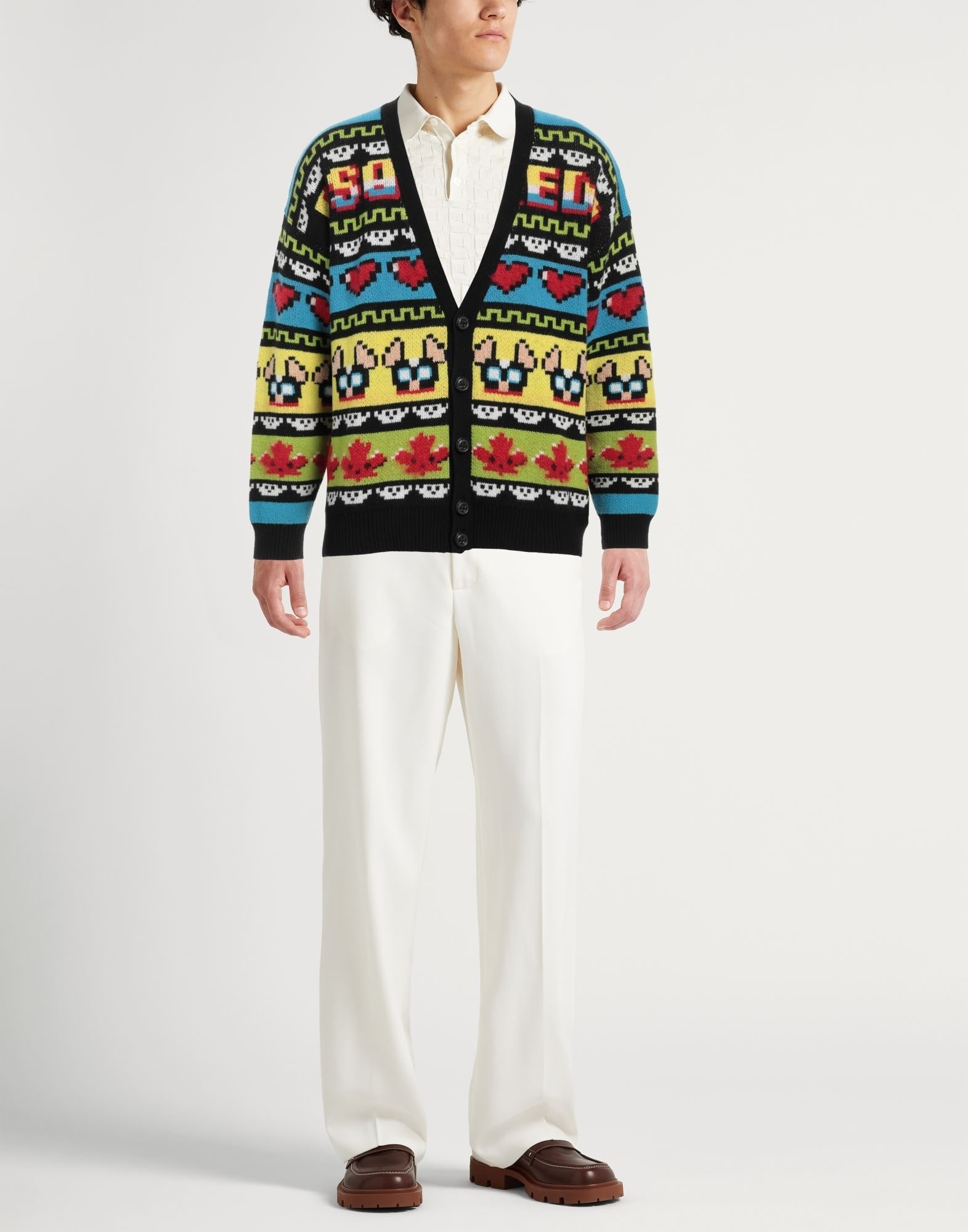Black Men's Cardigan - 2