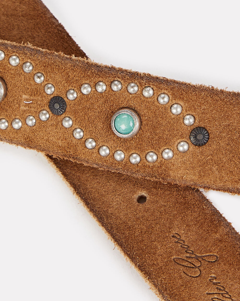 Dallas Studded Suede Belt - 3