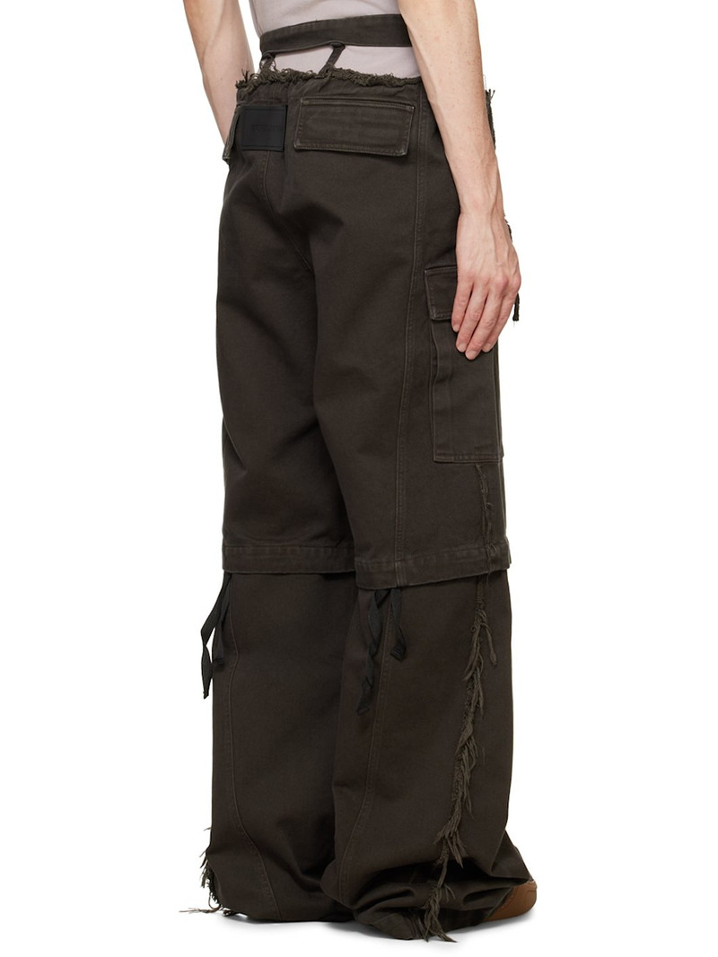 Brown Baggy Cargo Pants 3