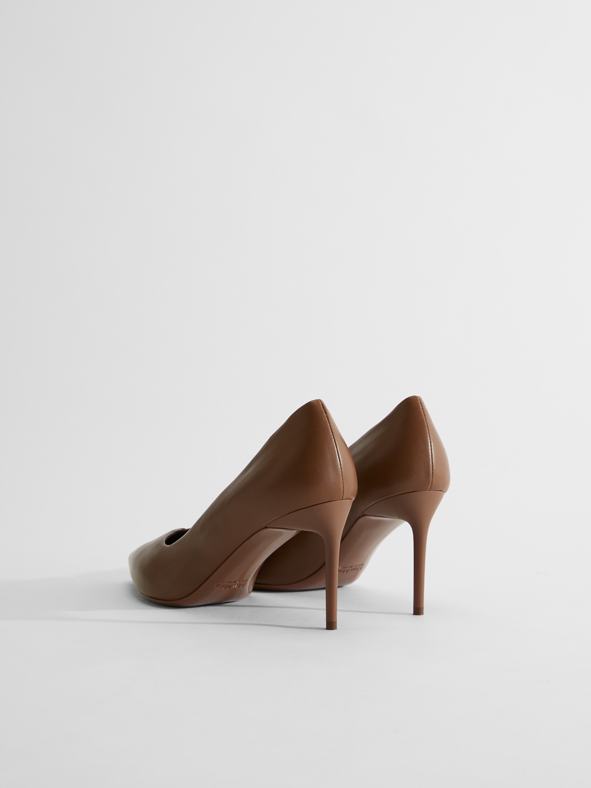 PHYLLIS Nappa leather court shoes - 3