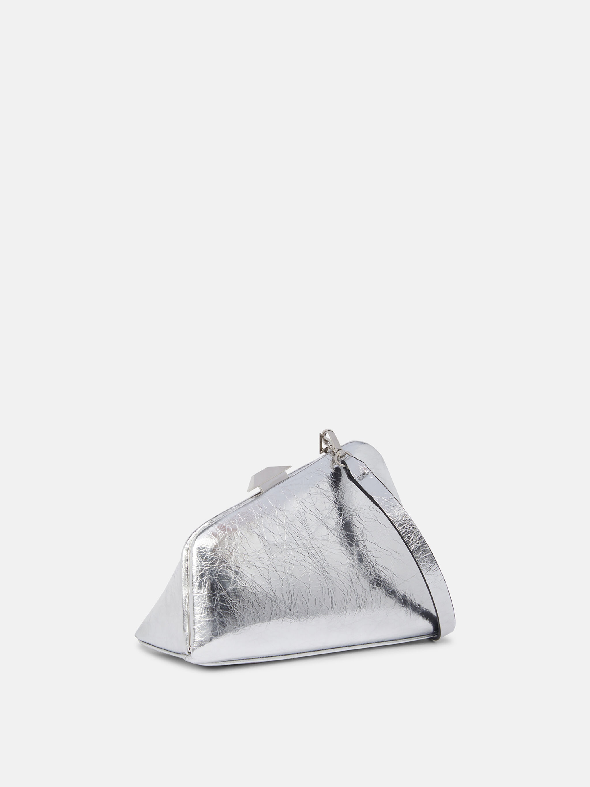 ''MIDNIGHT'' SILVER MINI CLUTCH - 3