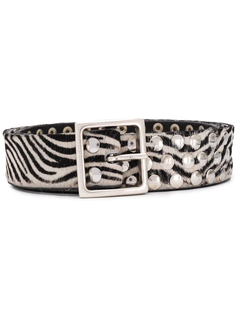 textured zebra belt - 1