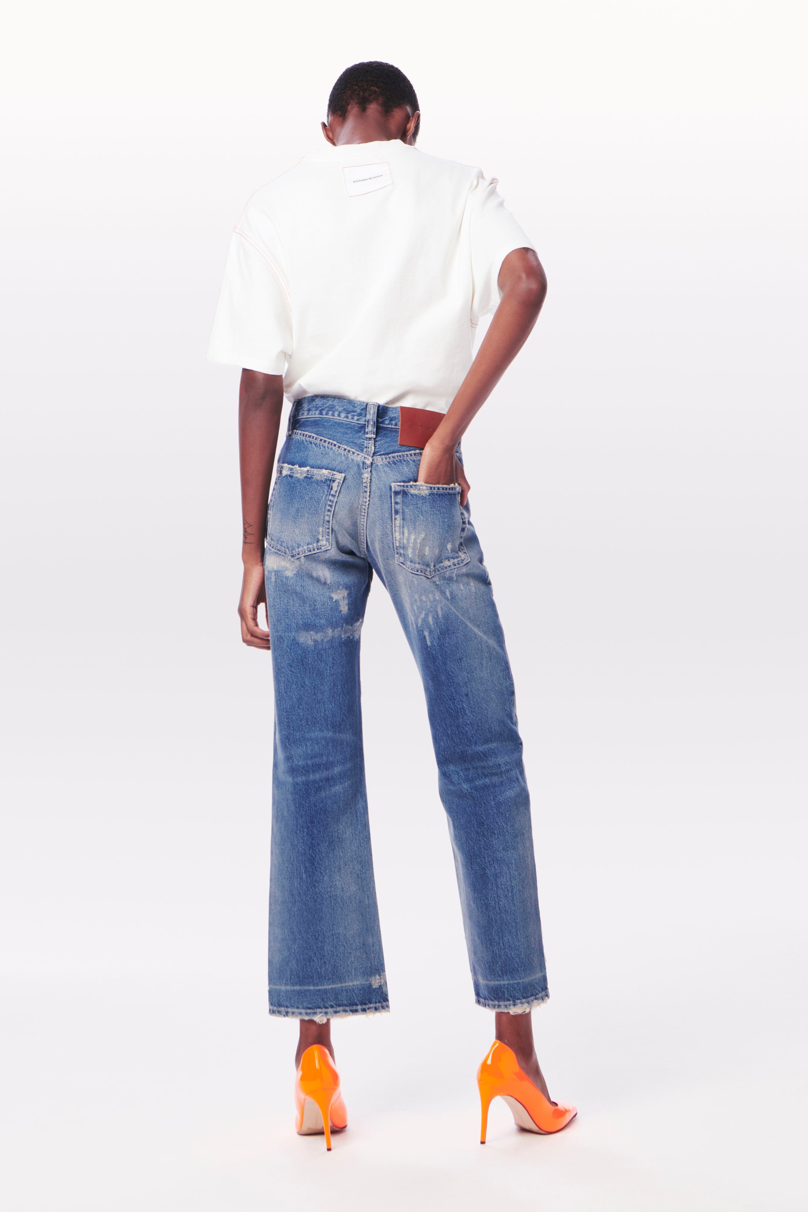 Victoria Mid-Rise Jean in Vintage Wash - 4