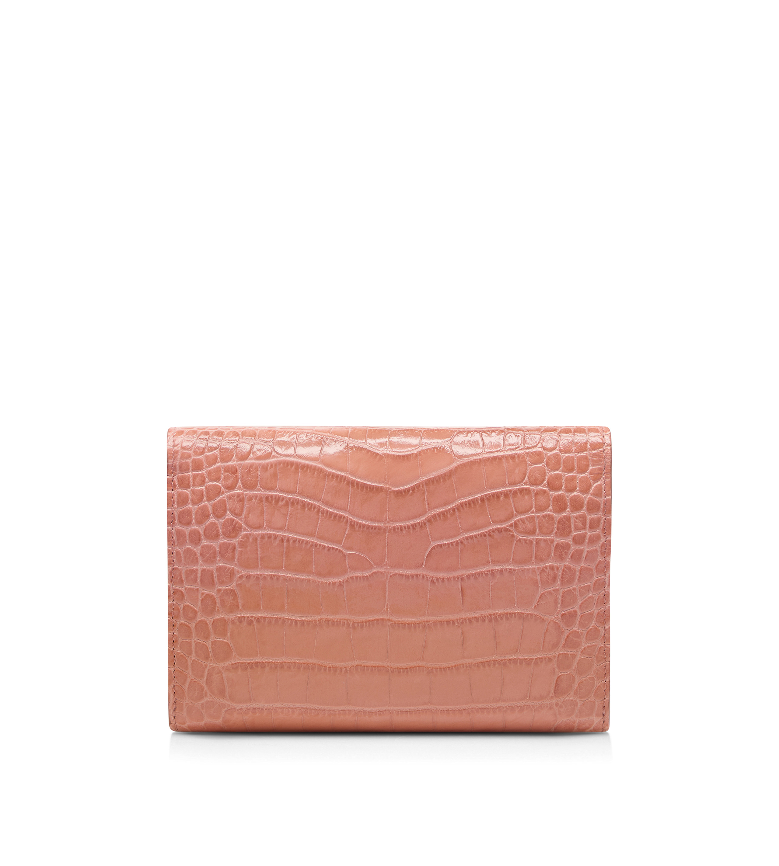 SHINY STAMPED CROCODILE LEATHER WHITNEY MINI BAG - 3