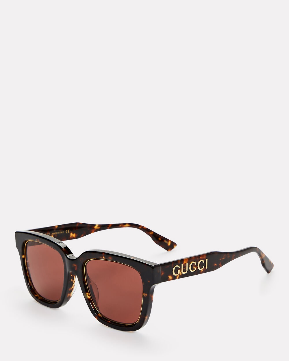 Oversized Square Tortoiseshell Sunglasses - 2