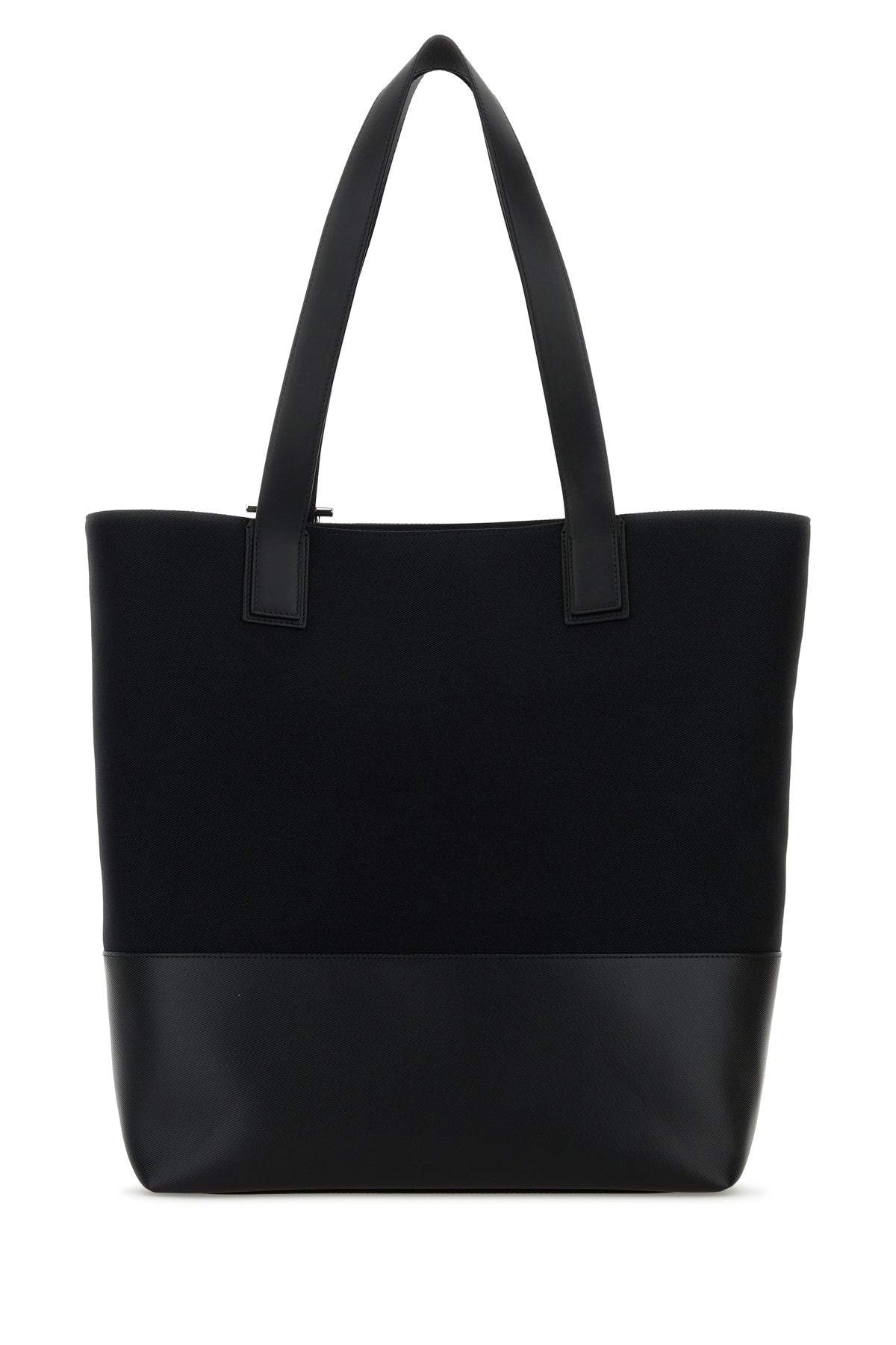 Black canvas shopping bag - 3