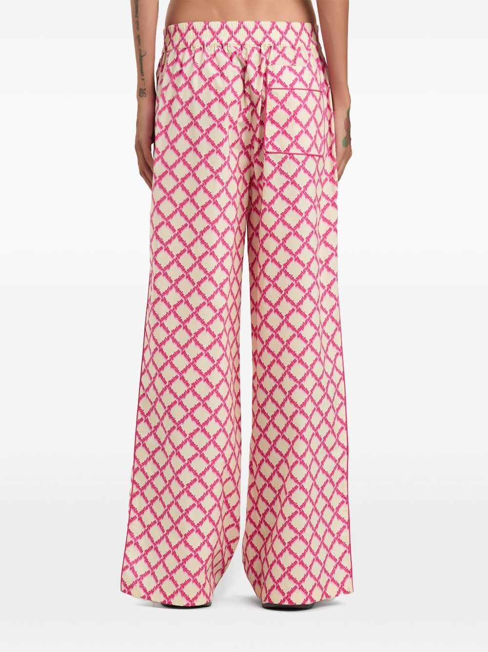 logo split trousers - 5